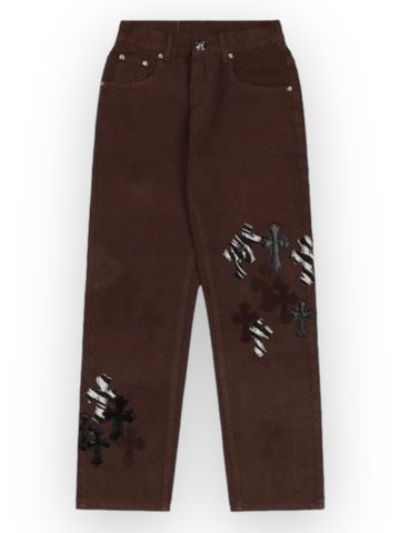 CH Zebra Cross Patch Jean - Brown