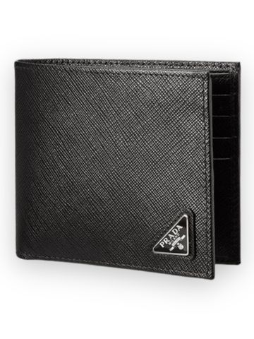 Ví Prada Saffiano Bifold - Black