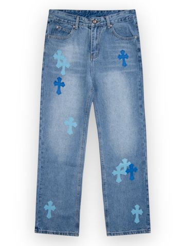 CH Cross Blue Two Color Patch - Blue