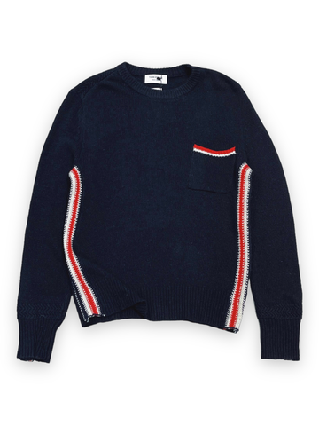 AD Thom Stripe Knit - Navy