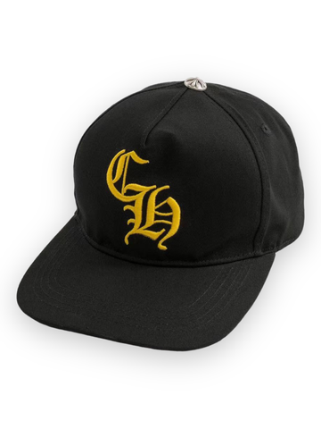 Mũ CH Baseball Yellow Logo - Black