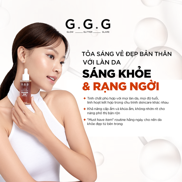 Combo 1 Tinh Chất Booster Nấm G.G.G 50ml + 1 Kem Nấm G.G.G 50g