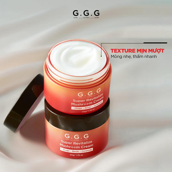 Combo 1 Tinh Chất Booster Nấm G.G.G 50ml + 1 Kem Nấm G.G.G 50g