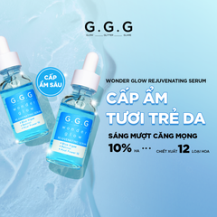 Combo 2 Tinh Chất Serum Cấp Ẩm Sâu Trẻ Hoá Da G.G.G Wonder Glow Rejuvenating Serum 30ml