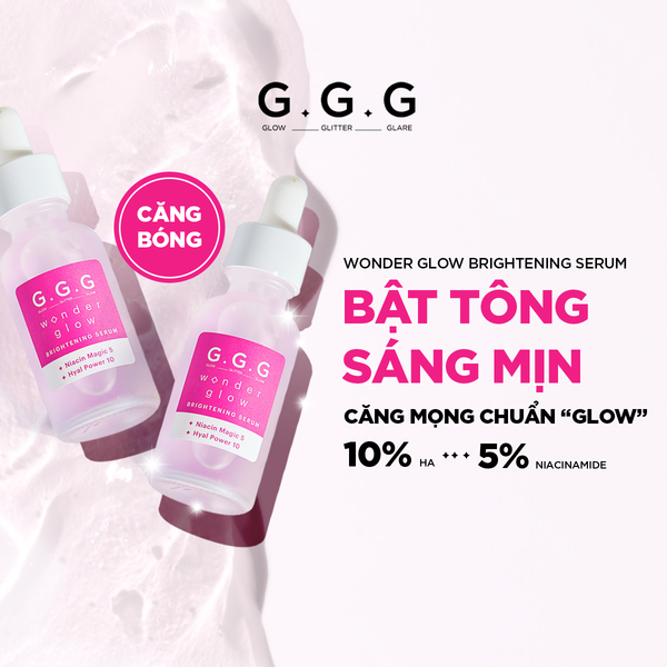 Combo 1 Tinh Chất Booster Nấm G.G.G 50ml + 1 Tinh Chất Dưỡng Sáng G.G.G 30ml