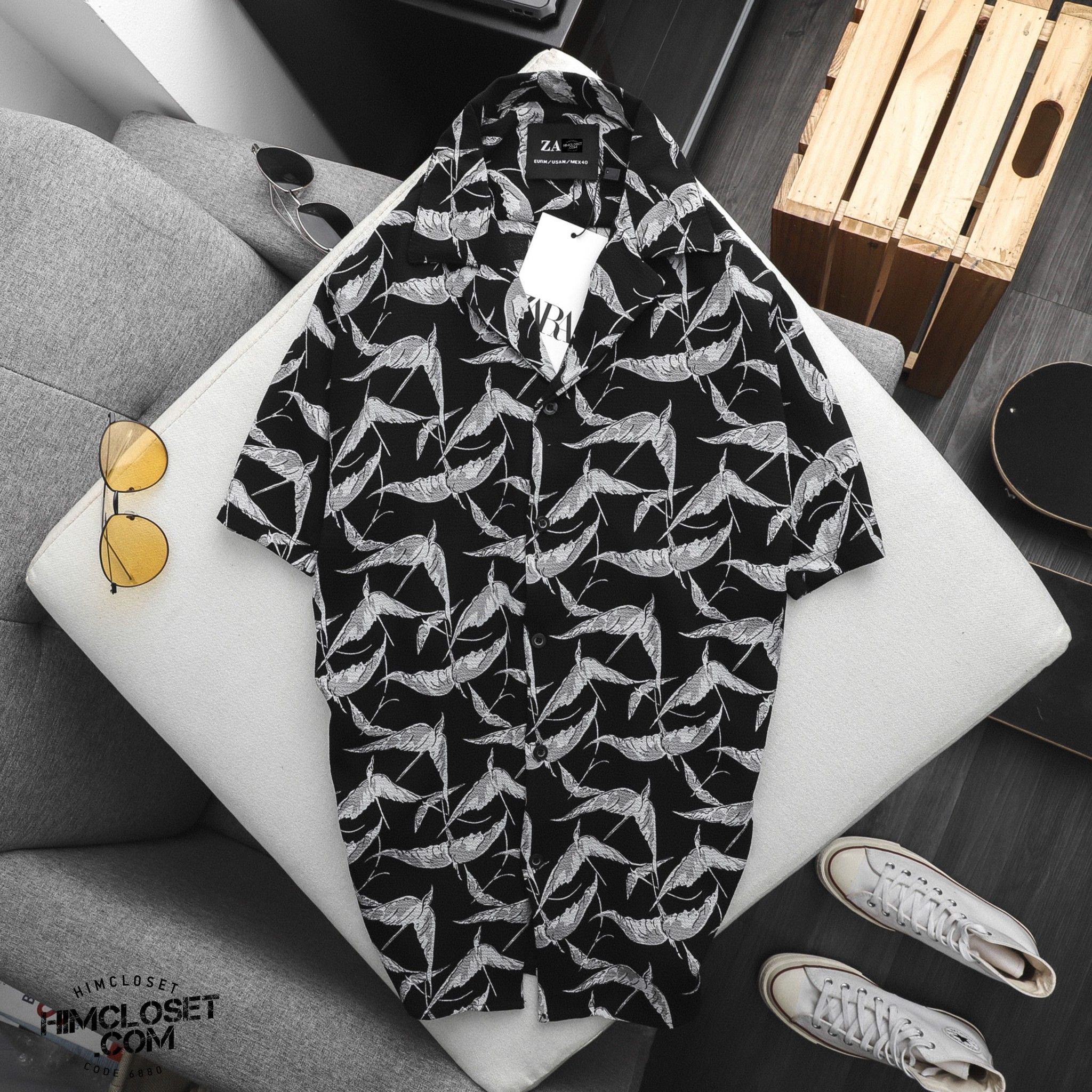 SM ZR TN Linen Họa Tiết