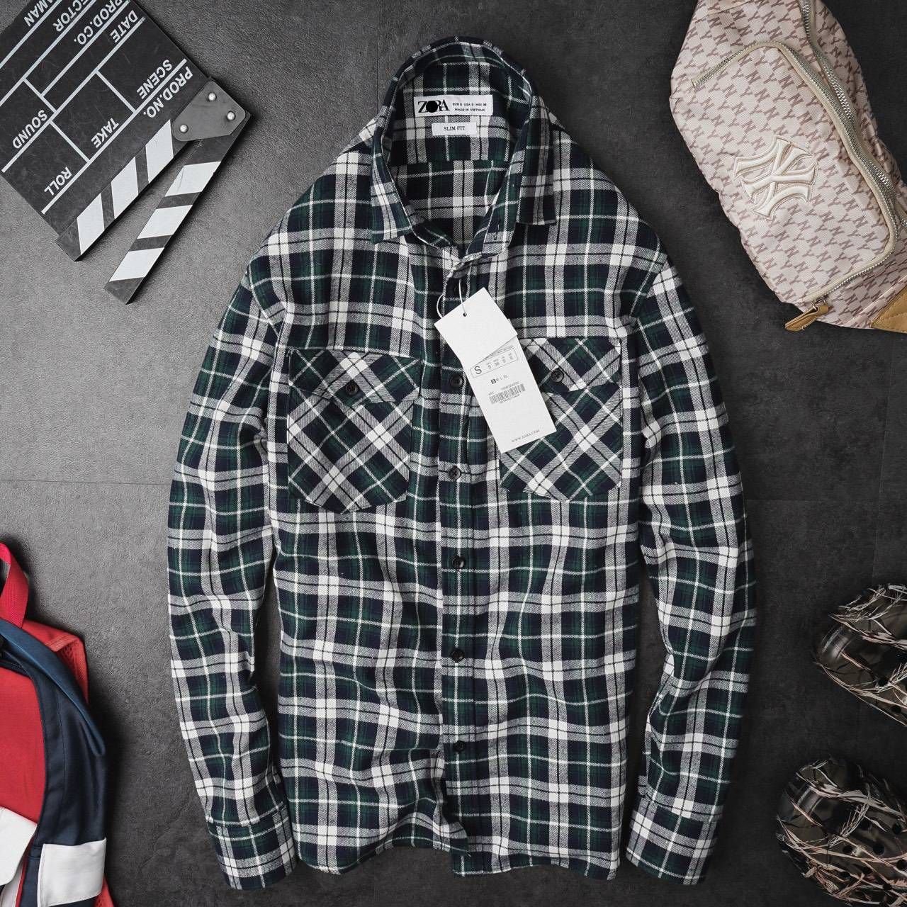 Flannel ZR Caro 2 Túi