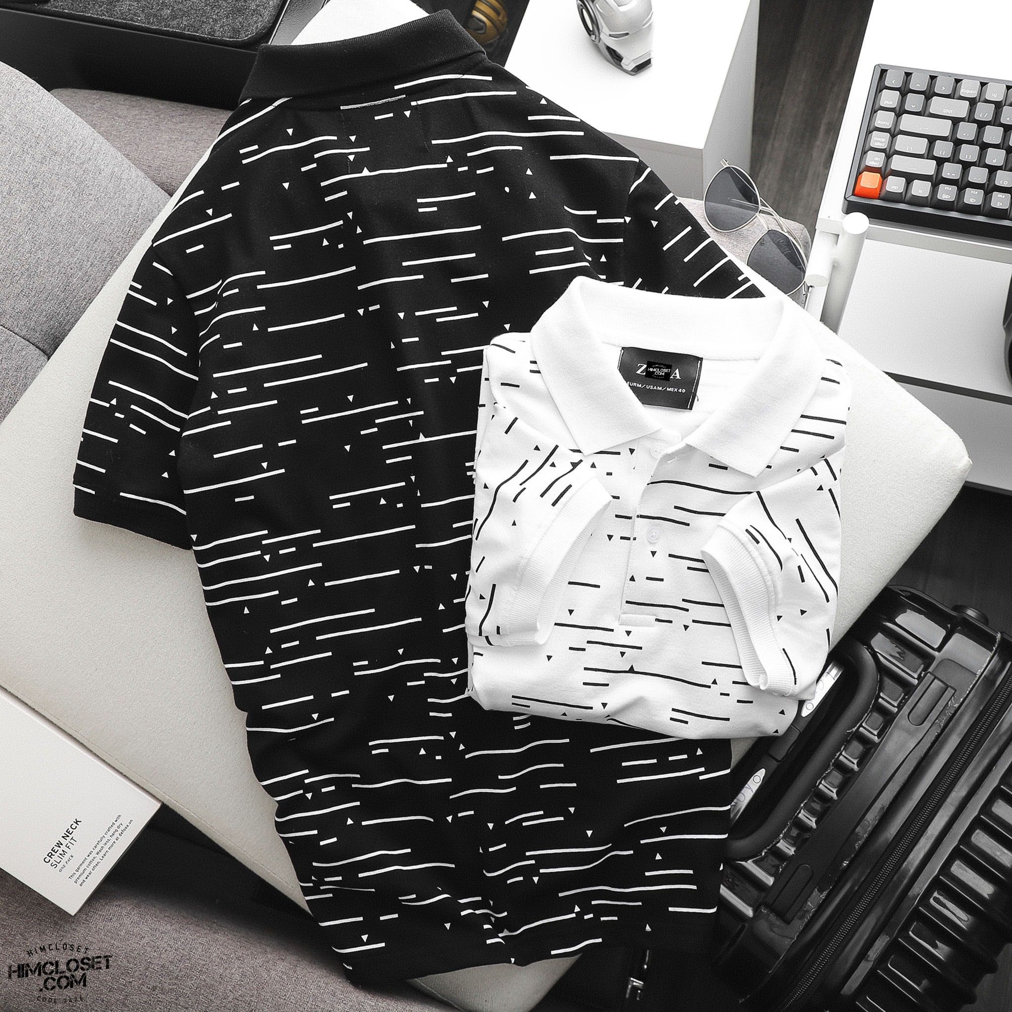 Polo ZR Hoạ Tiết