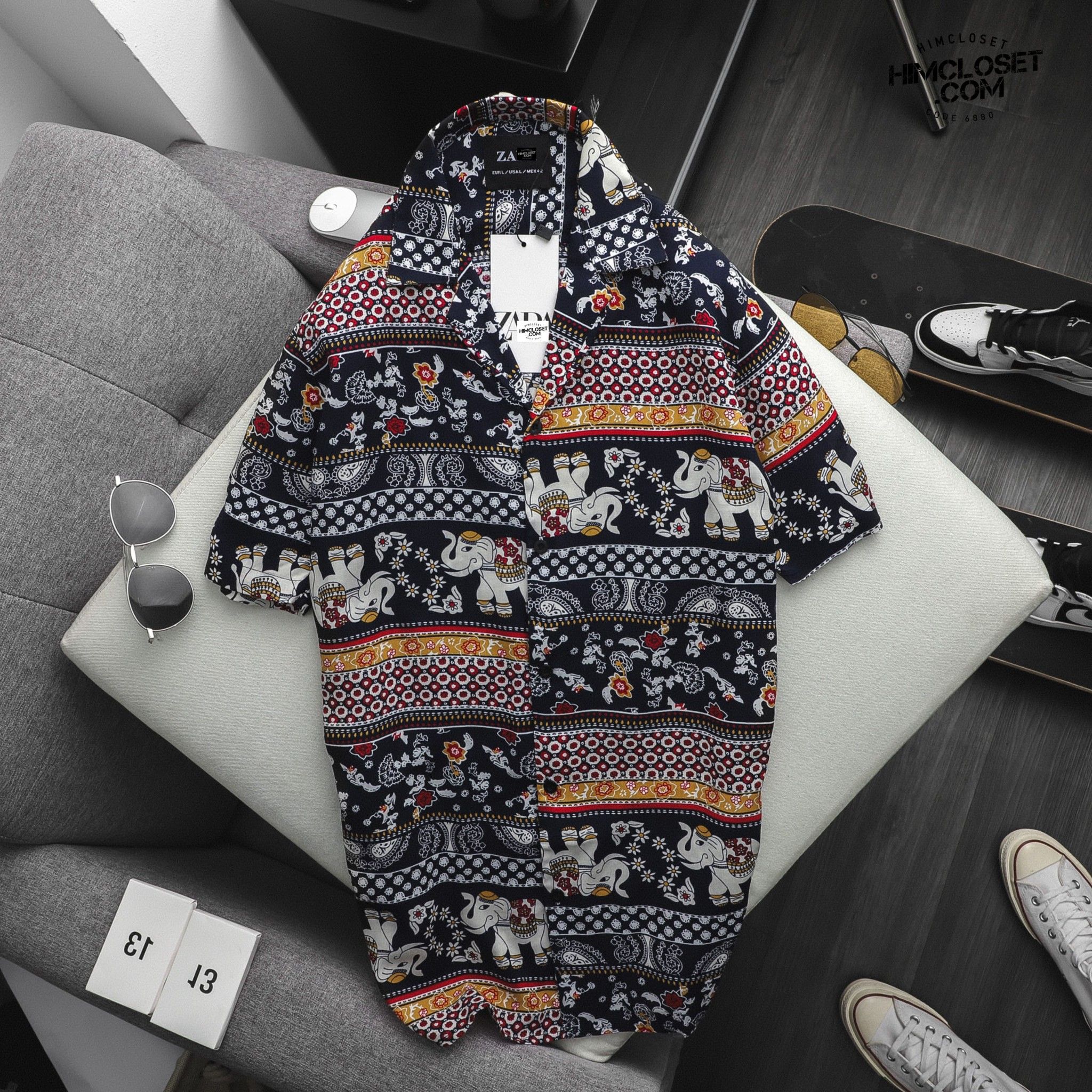 SM ZR TN Linen Họa Tiết