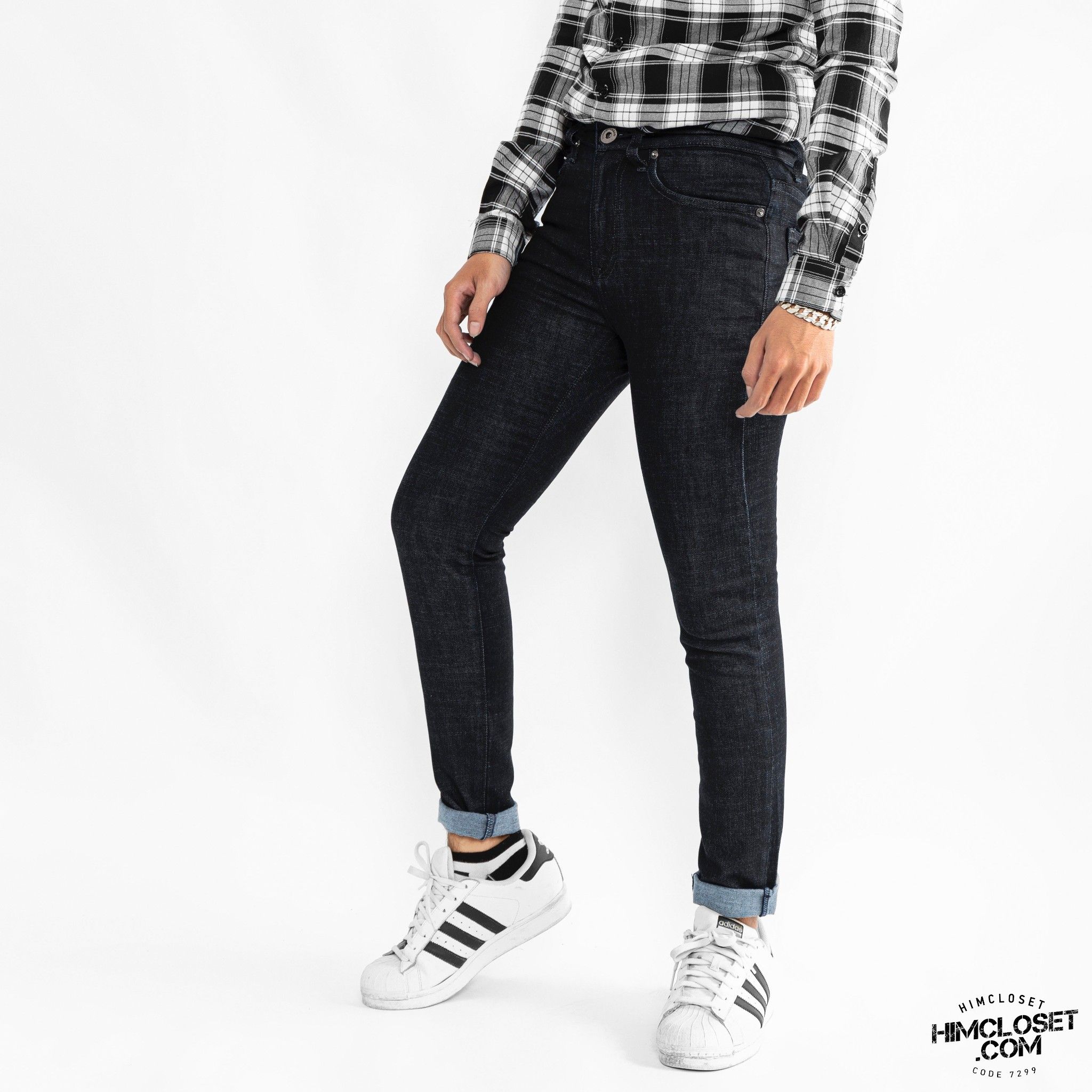 QJ AJ Denim Trơn