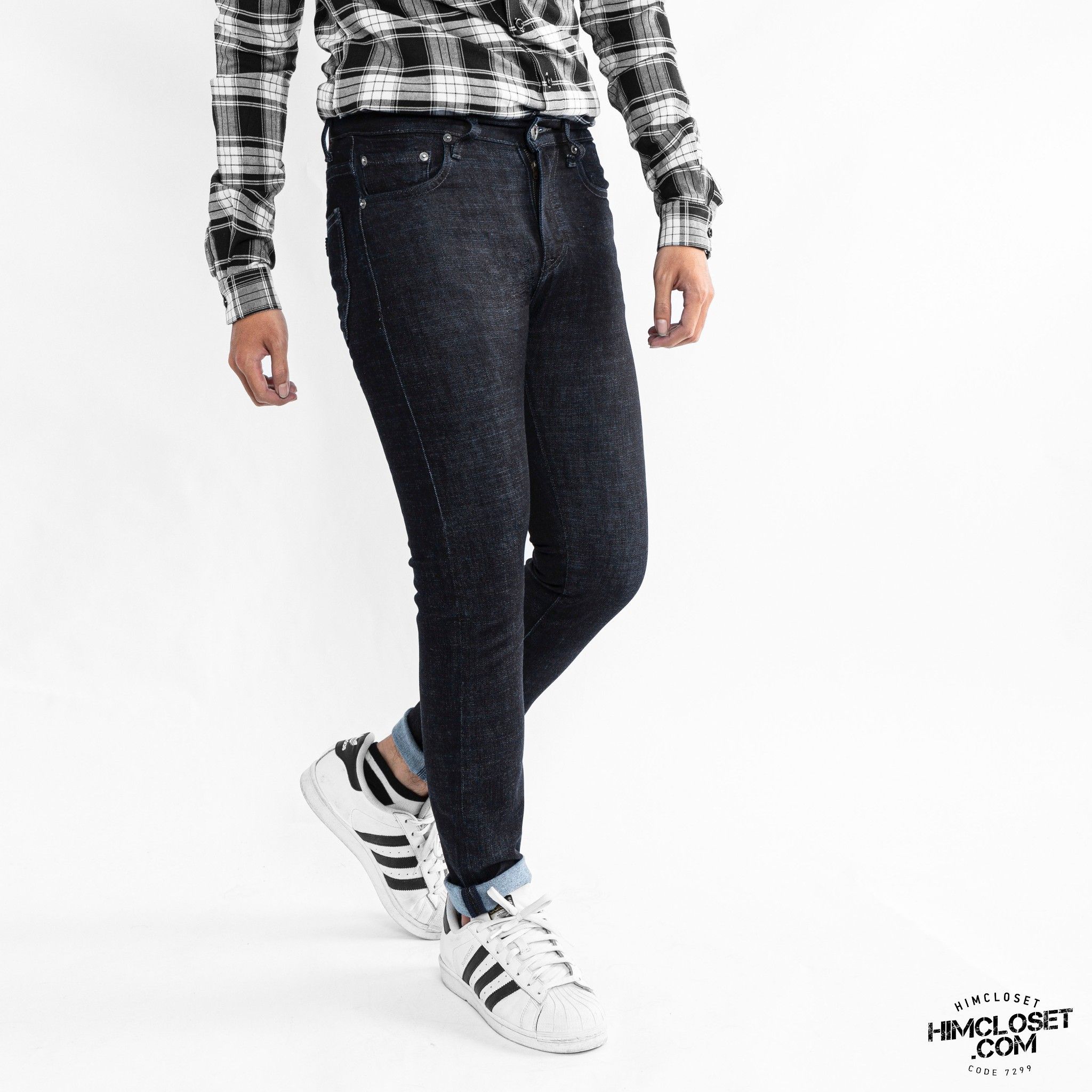 QJ AJ Denim Trơn