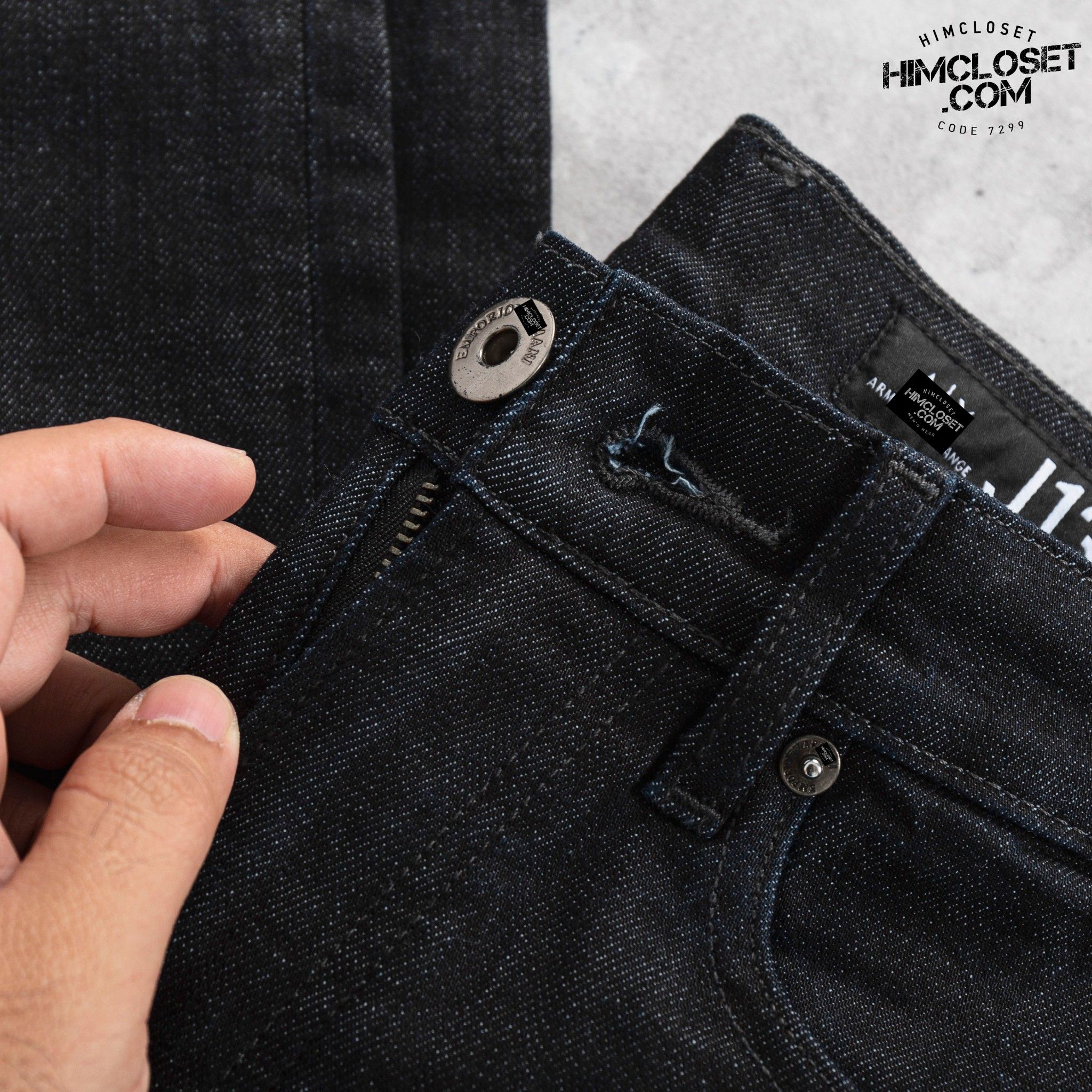 QJ AJ Denim Trơn