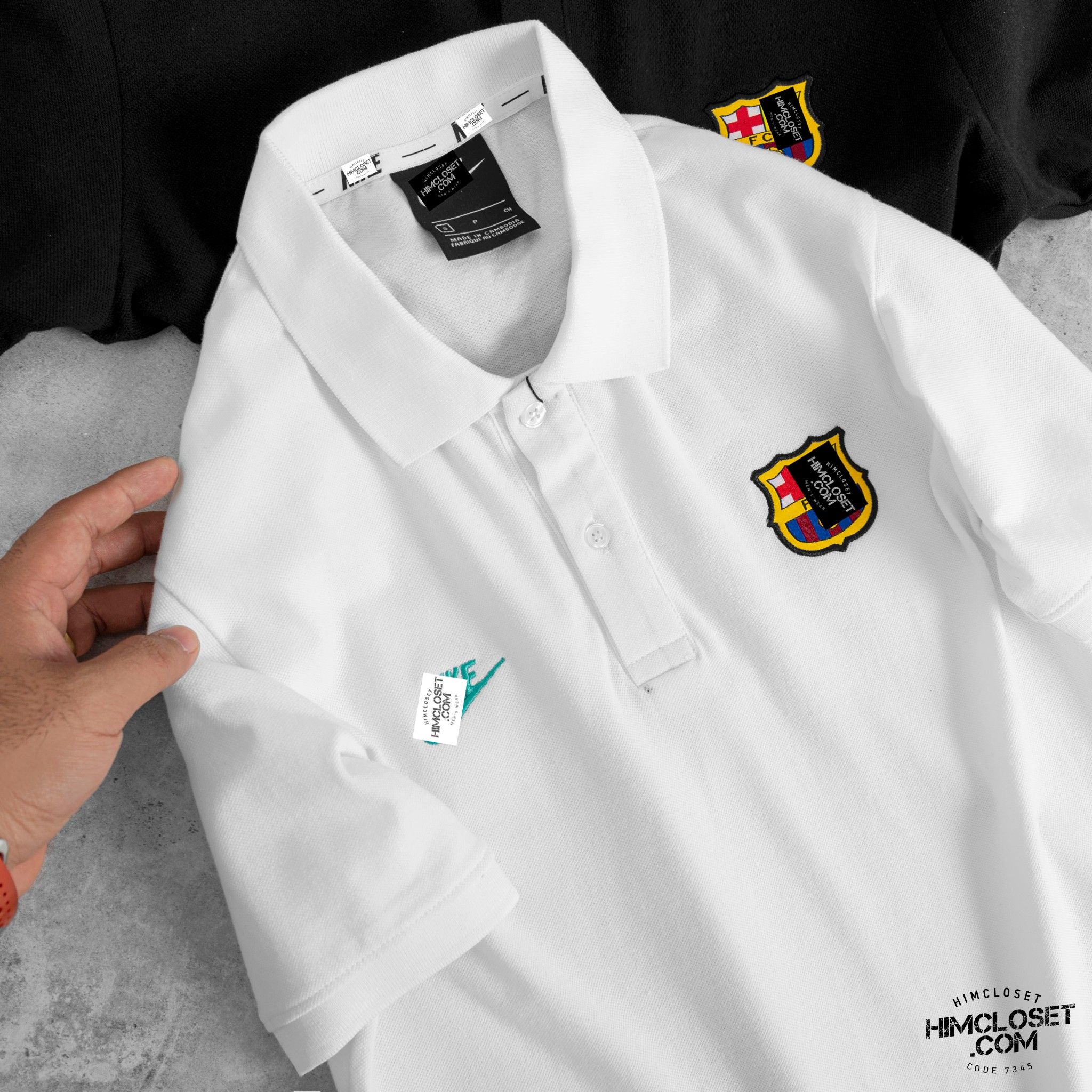 Polo N!ke Logo FCB
