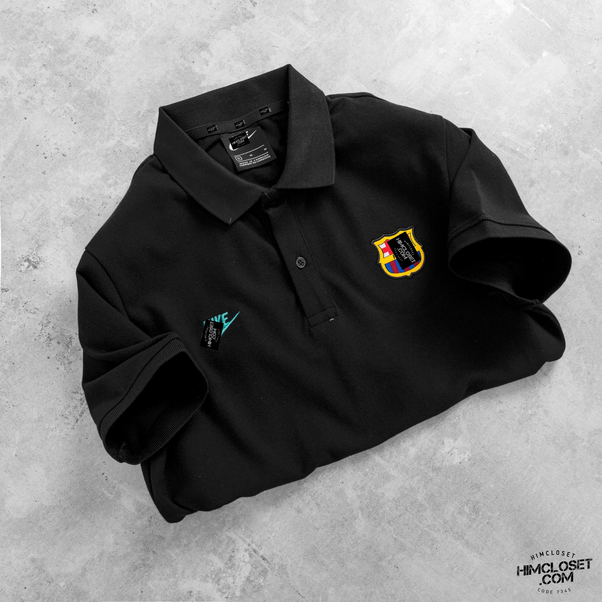 Polo N!ke Logo FCB