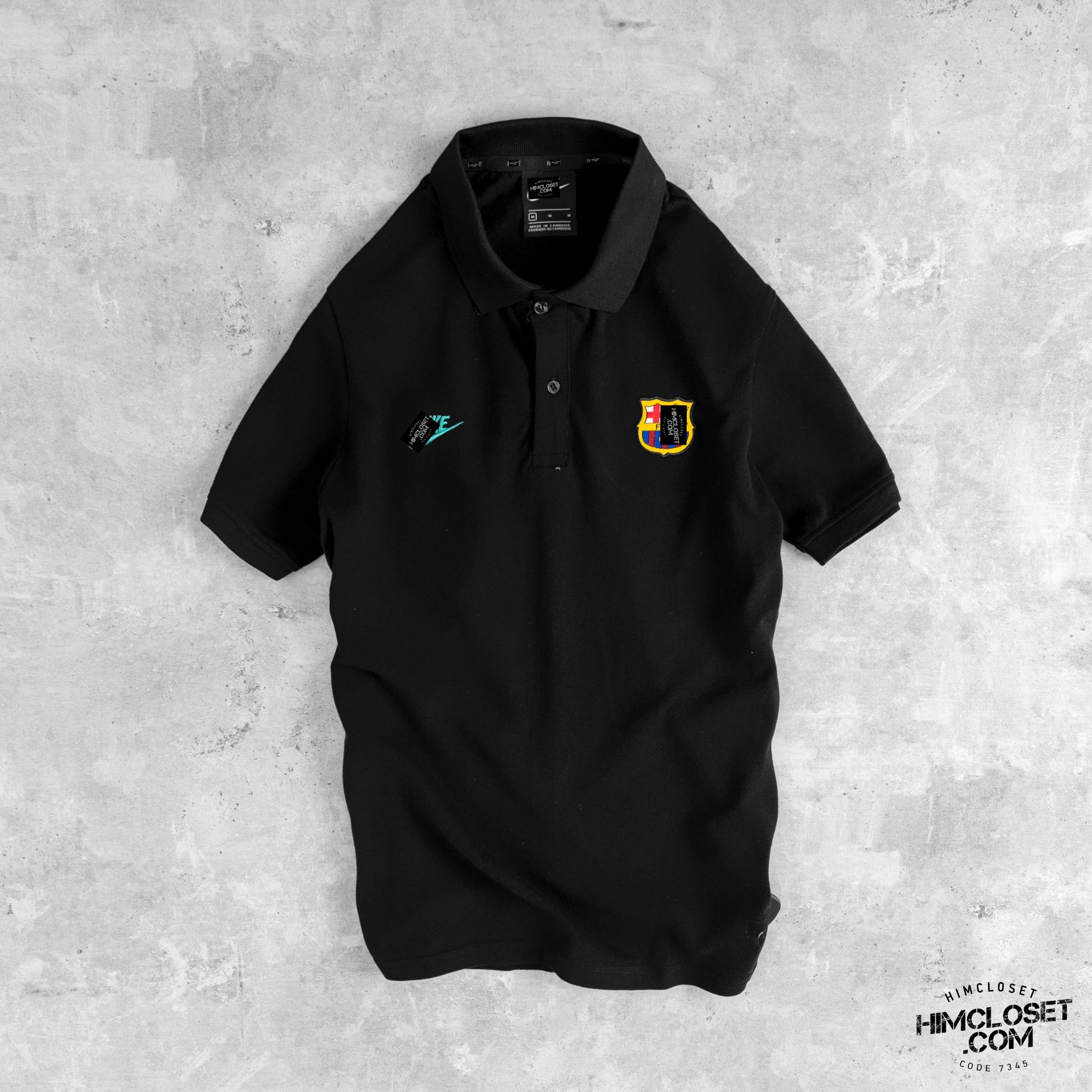 Polo N!ke Logo FCB