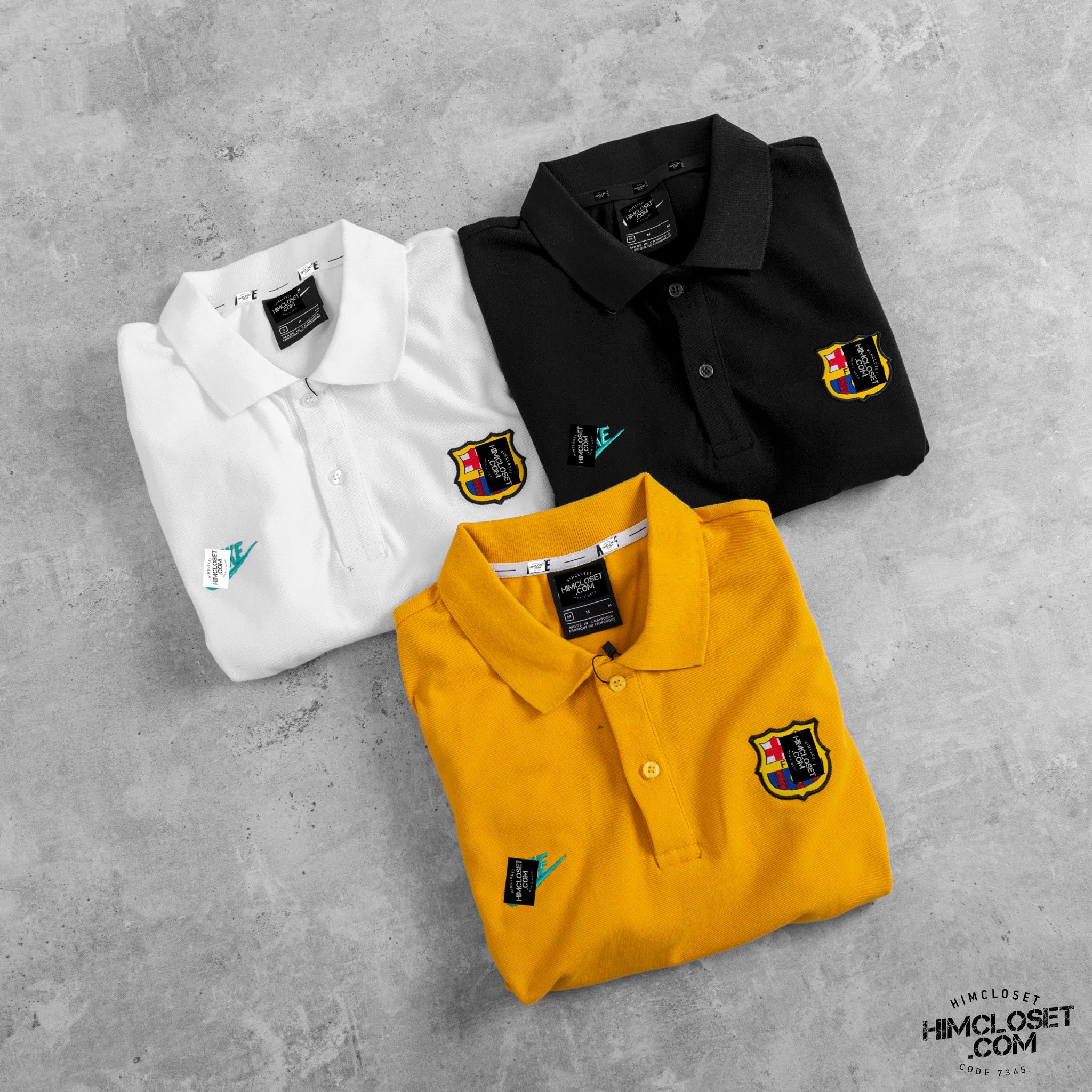 Polo N!ke Logo FCB