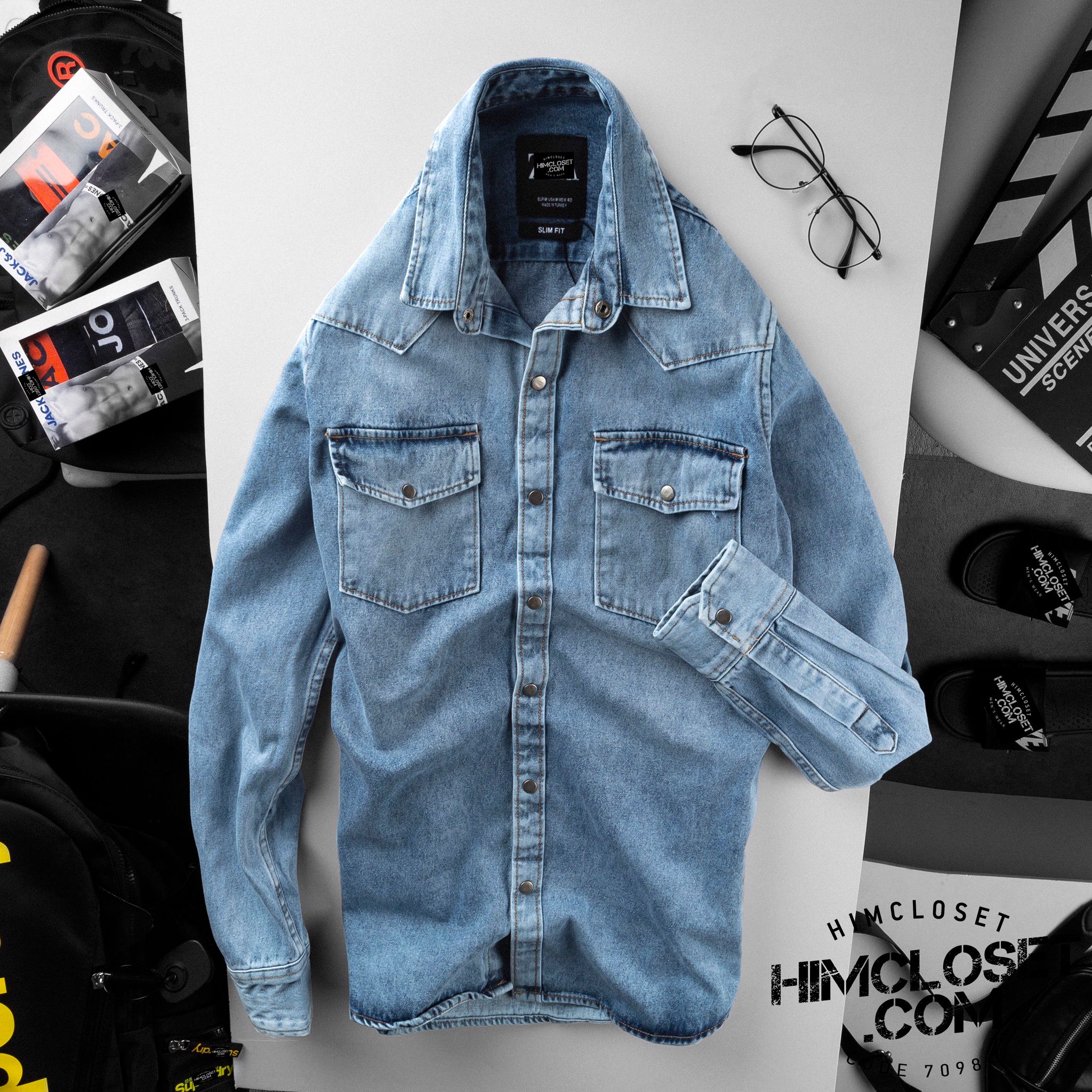 SM ZR Denim Trơn