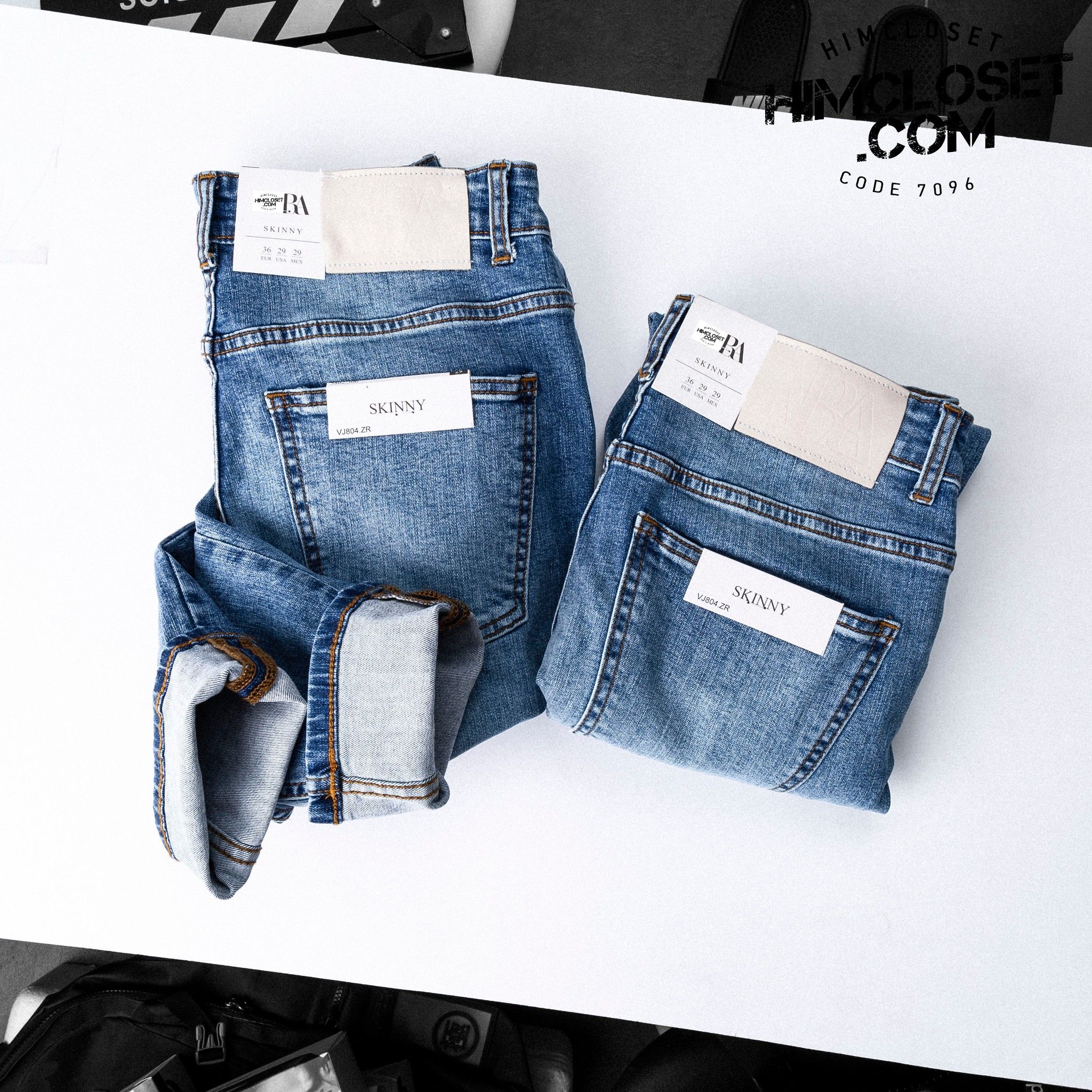 QJ ZR Skinny Wax Trơn