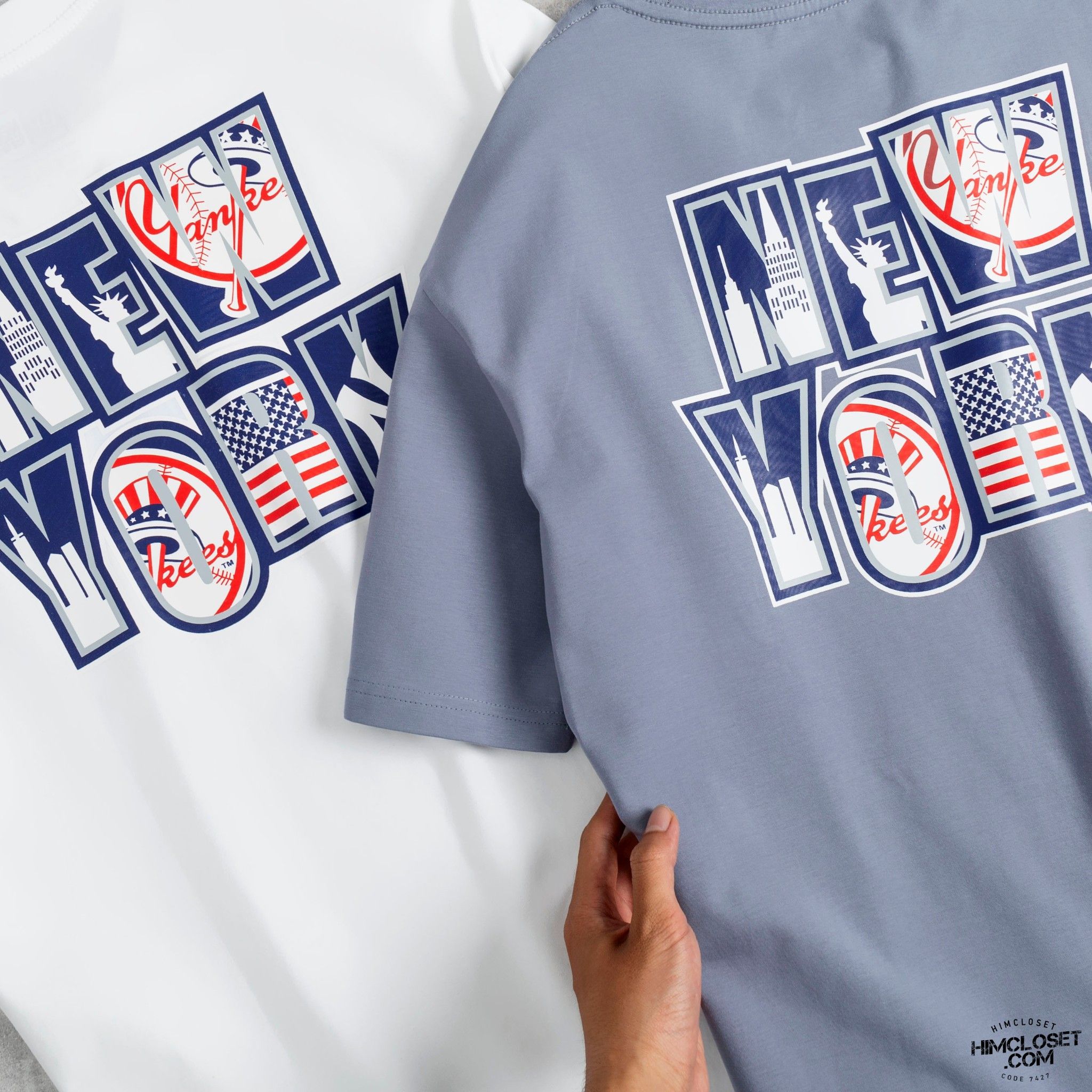 AT N.Era Logo NY Thêu
