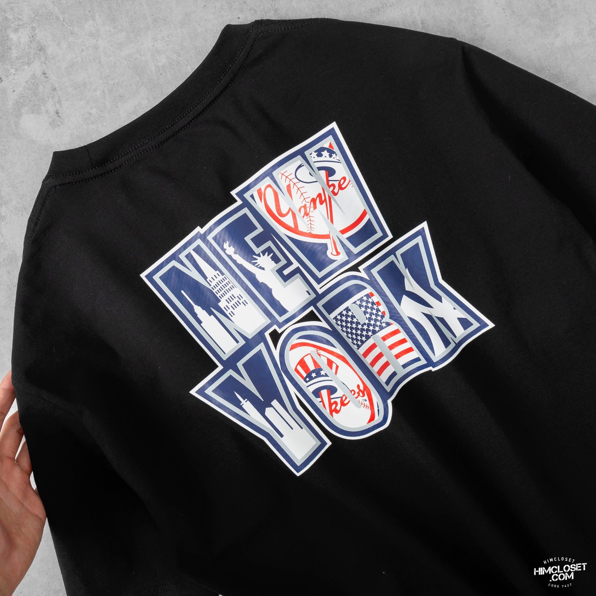 AT N.Era Logo NY Thêu
