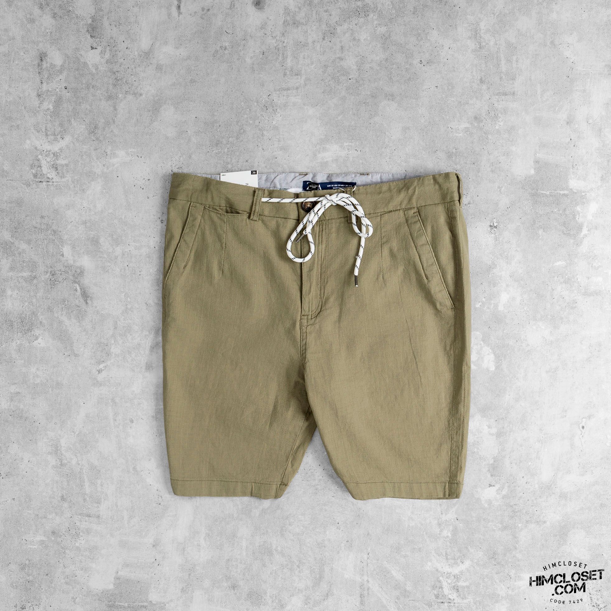 Short ZR Linen Dây Rút