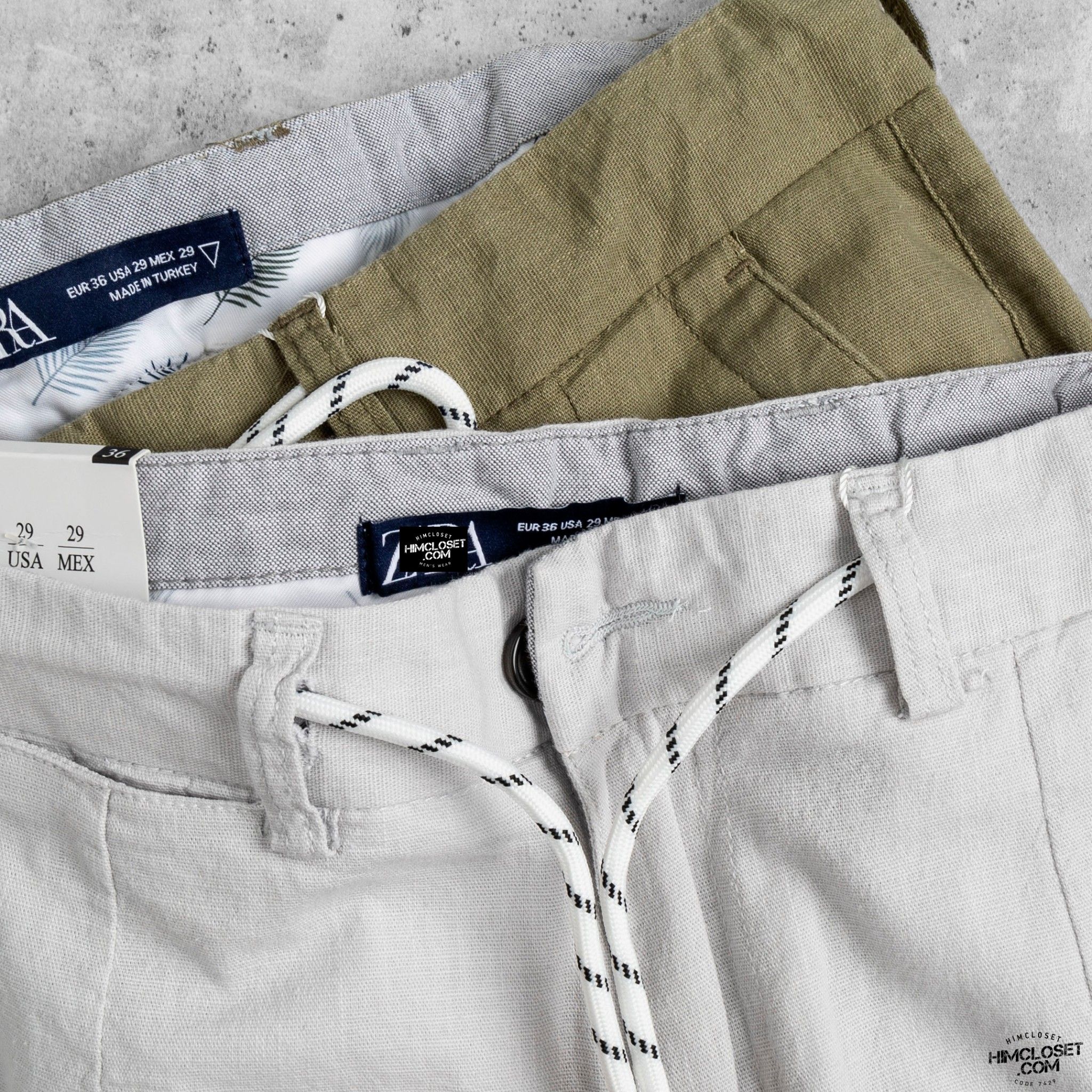 Short ZR Linen Dây Rút
