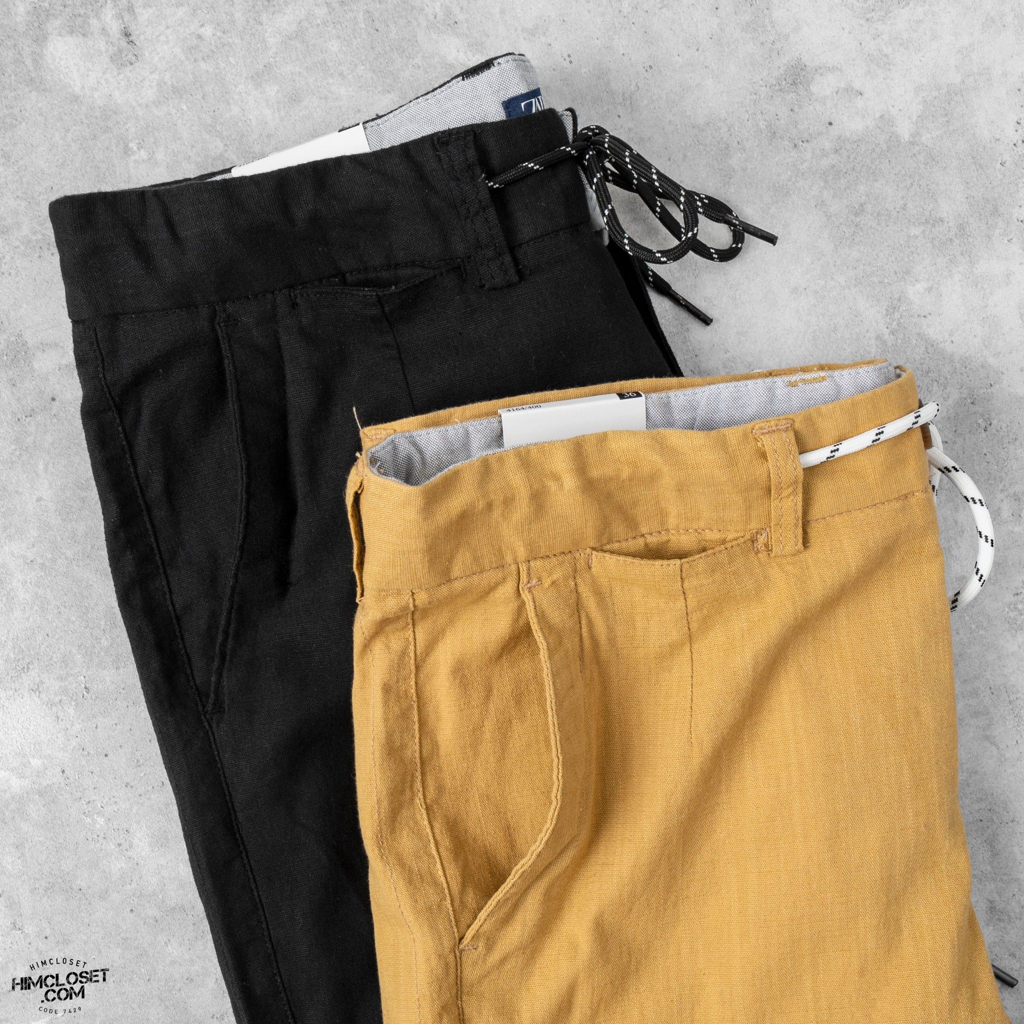 Short ZR Linen Dây Rút