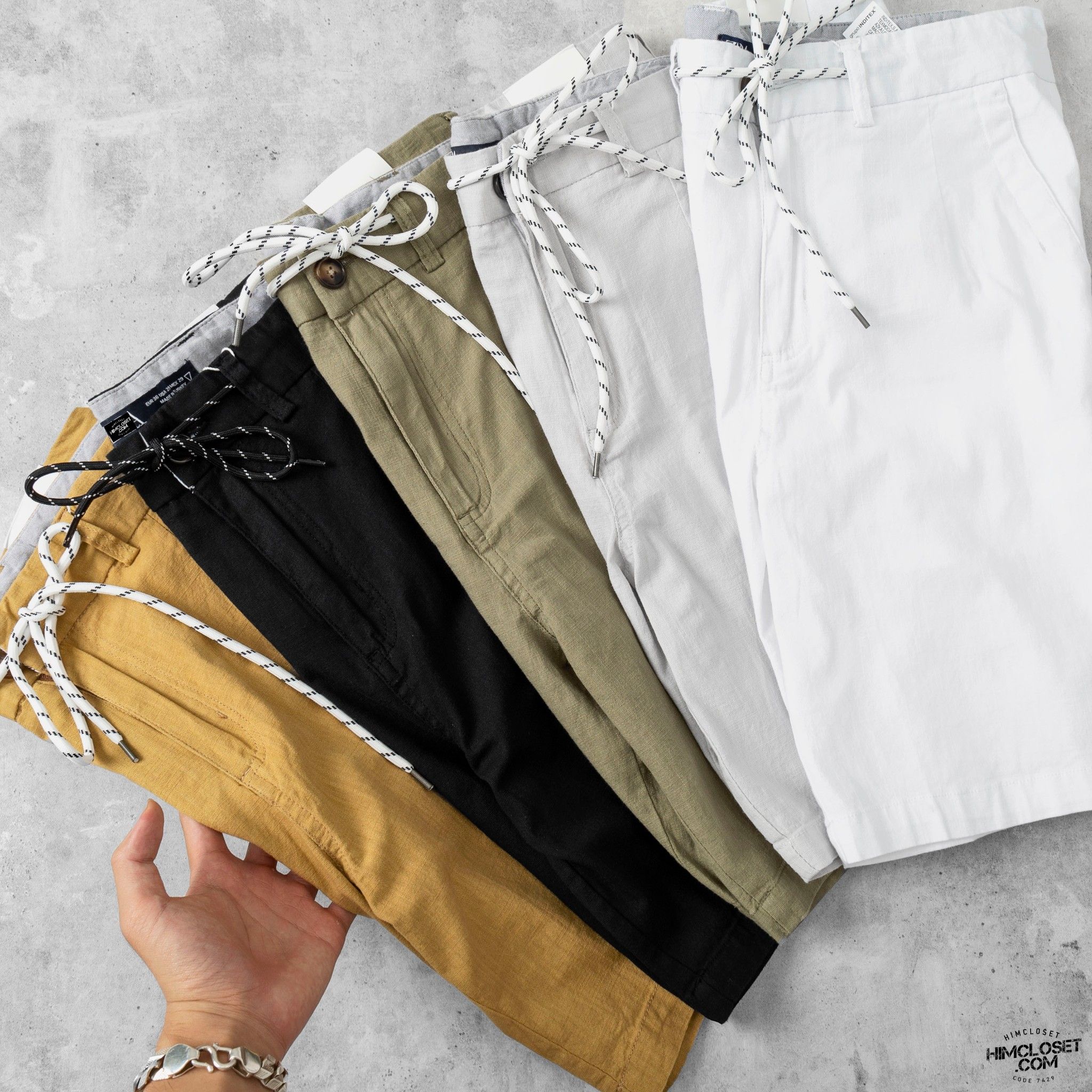 Short ZR Linen Dây Rút
