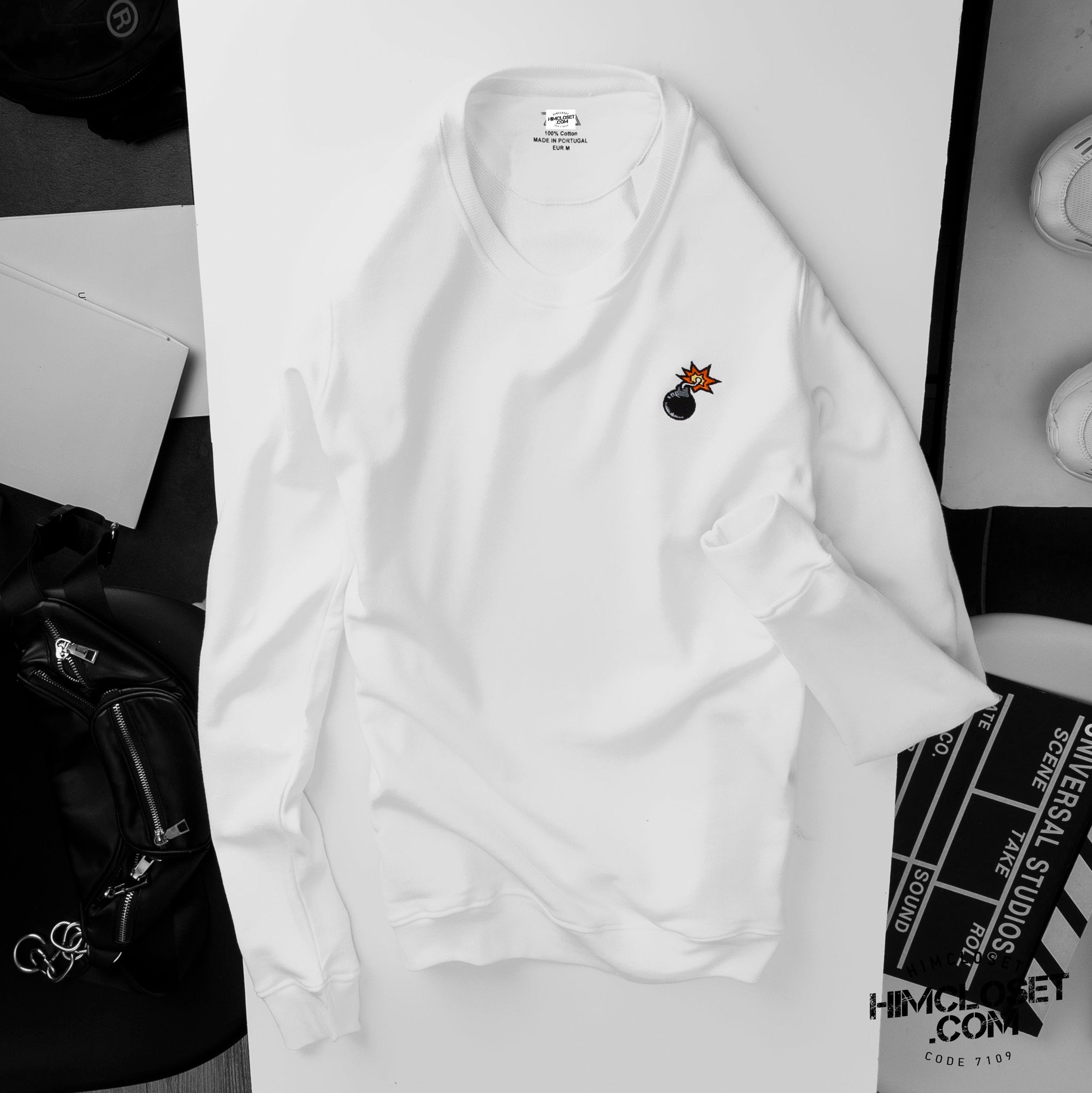 Sweater ZR Logo Thêu