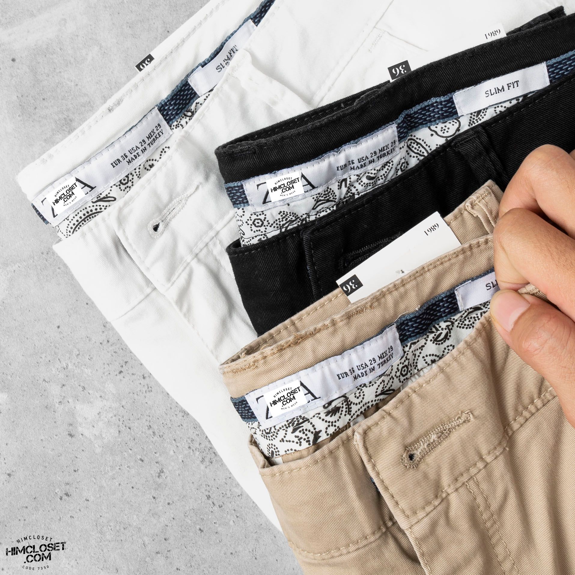 Short Kaki ZR Trơn