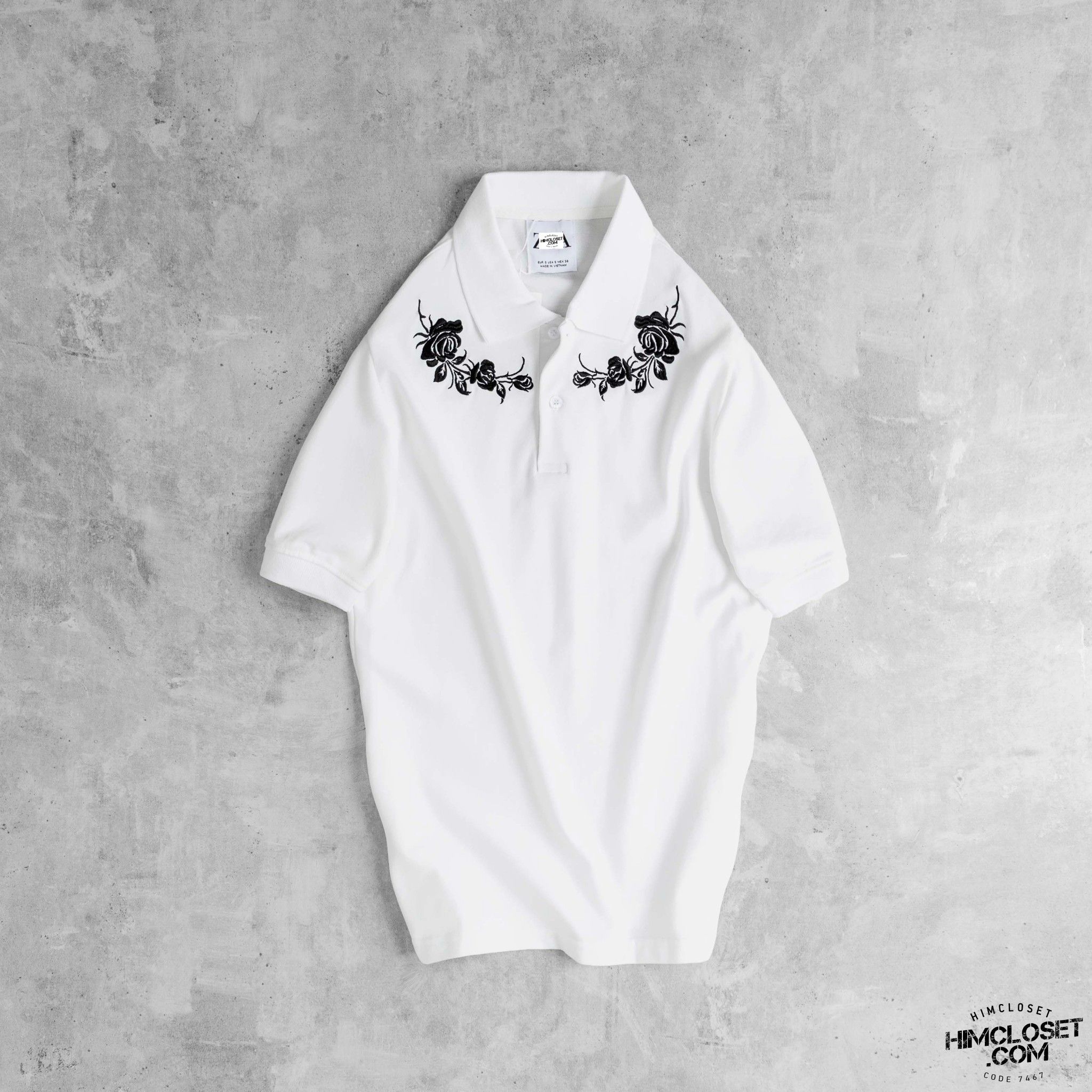 Polo ZR Hoạ Tiết Bông