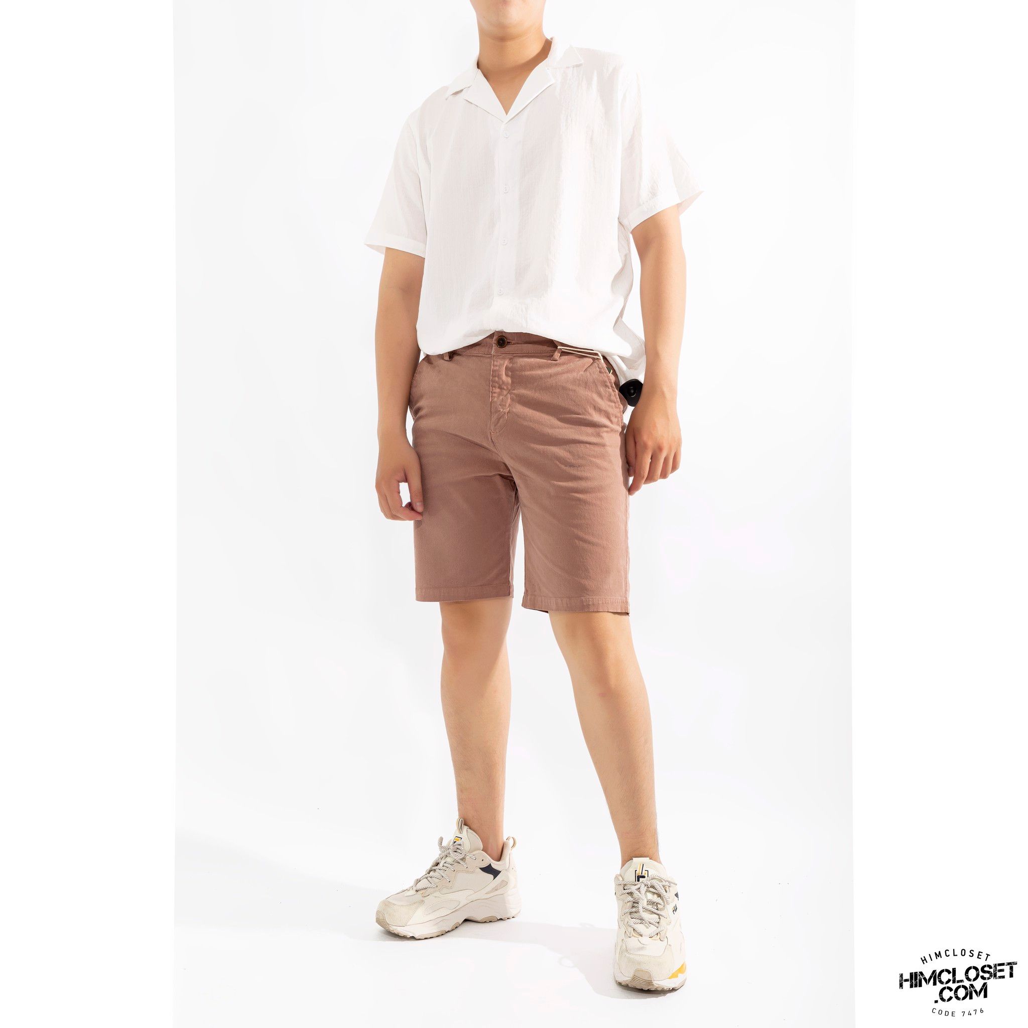 Short Kaki S&S Blauw Favourite