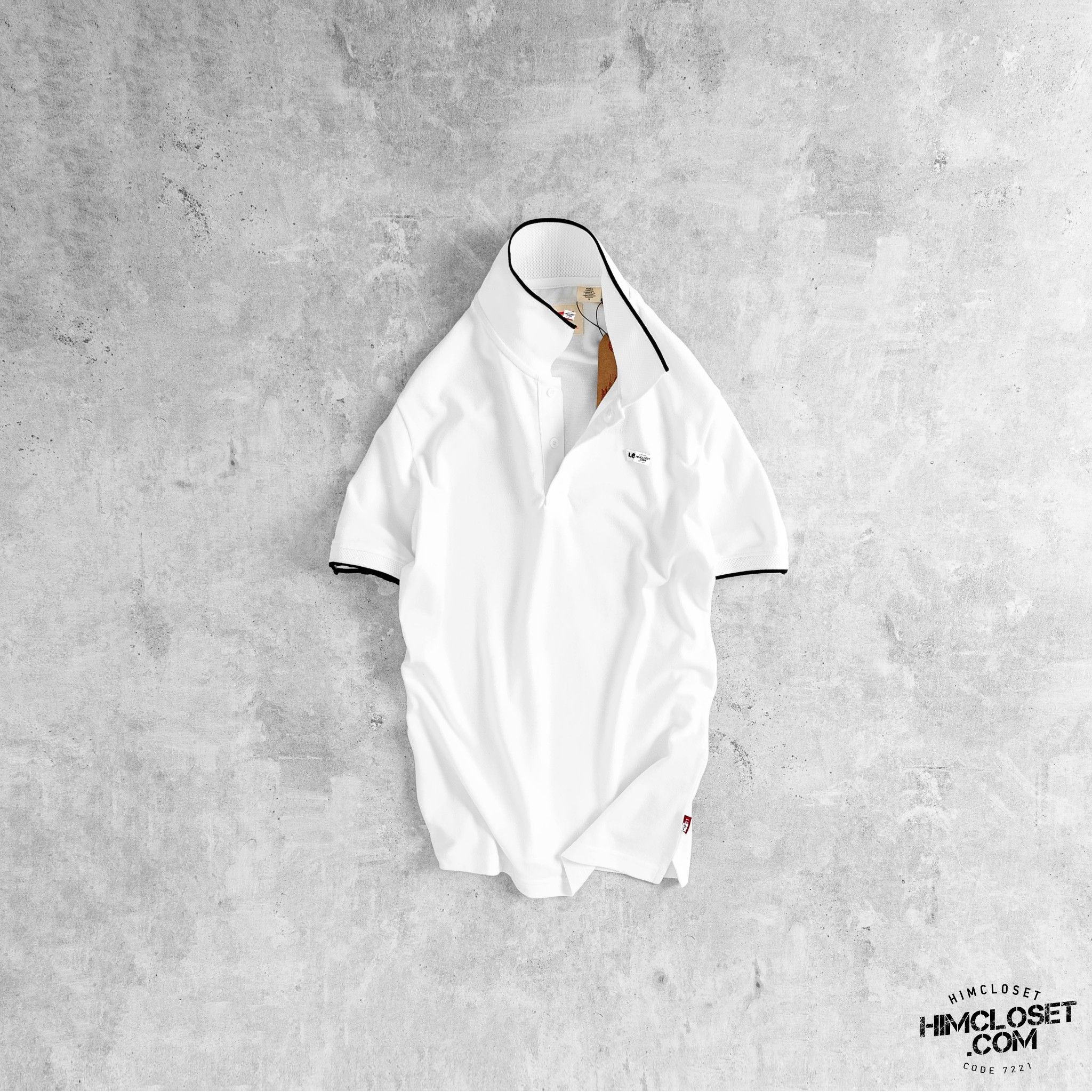 Polo LV's Viền Cổ