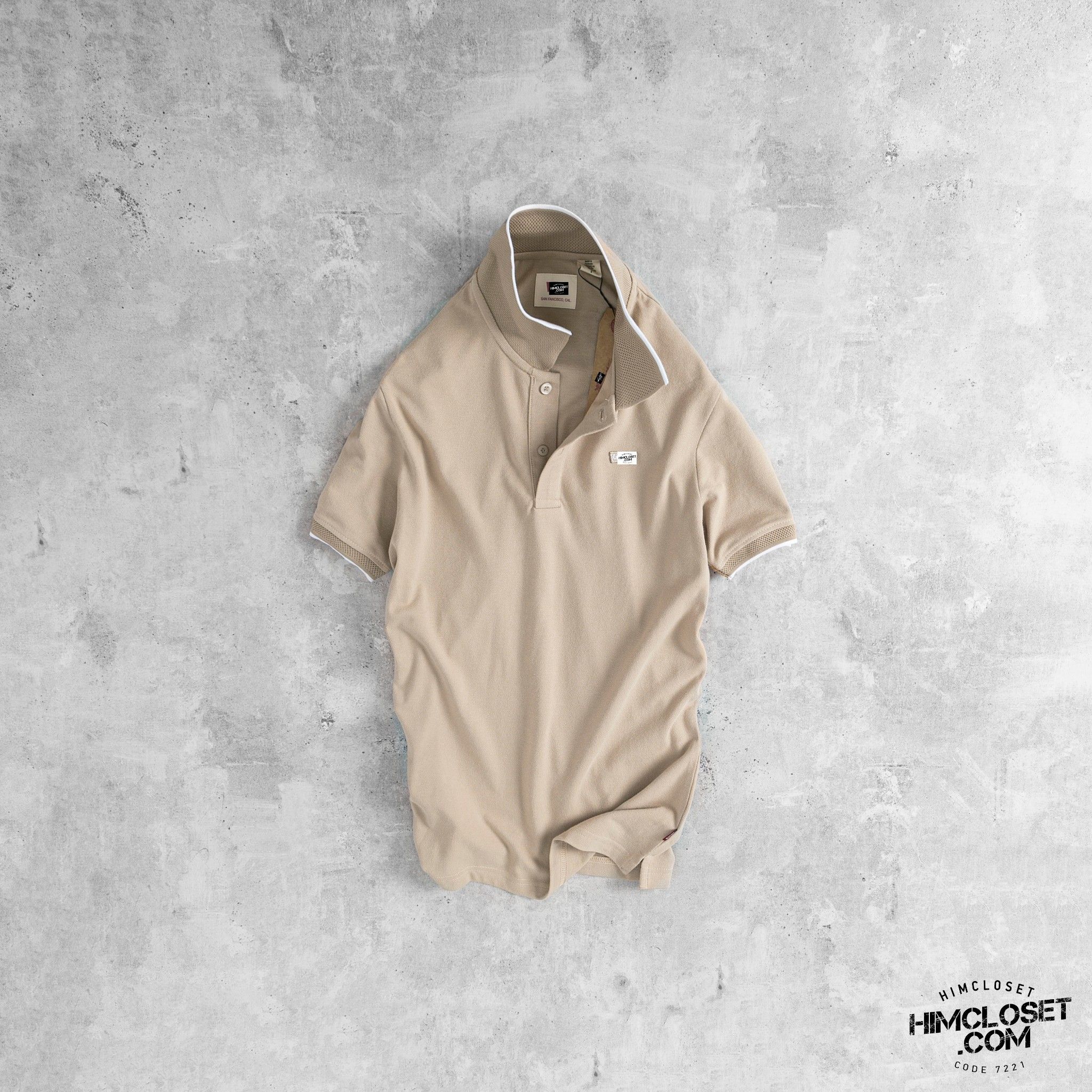 Polo LV's Viền Cổ