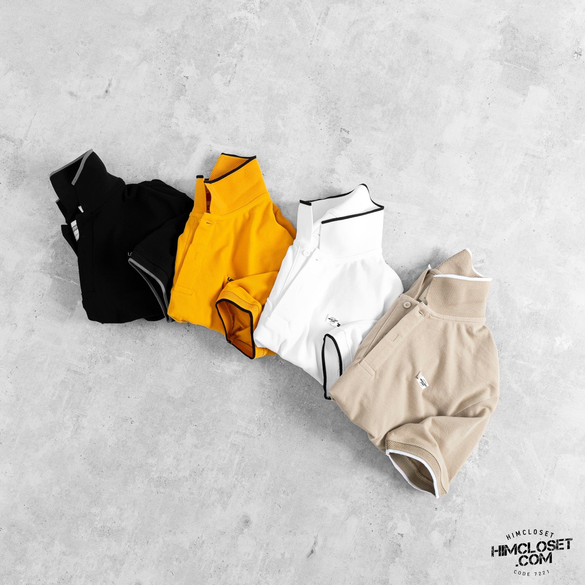 Polo LV's Viền Cổ