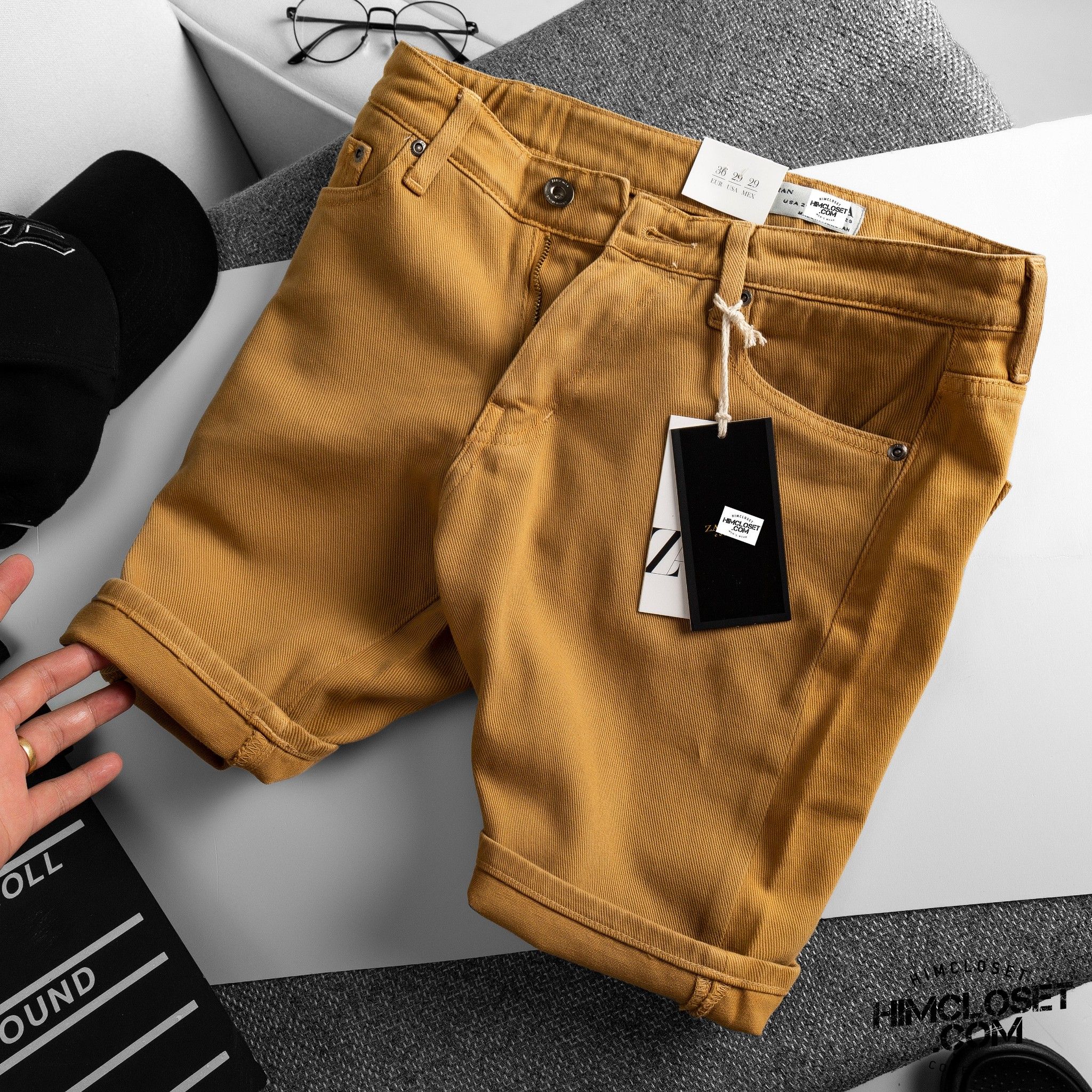 Short Kaki ZR Slim1