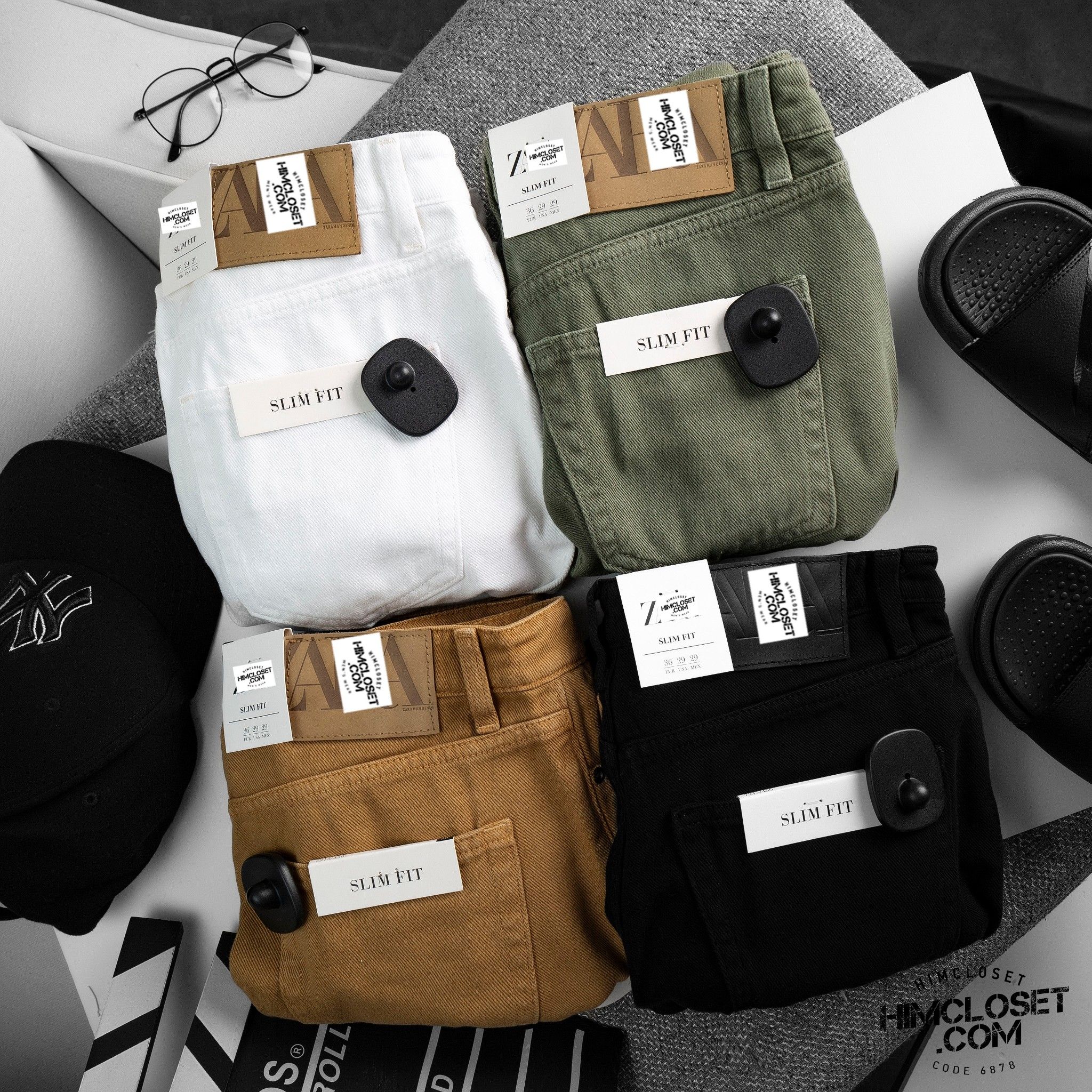 Short Kaki ZR Slim1