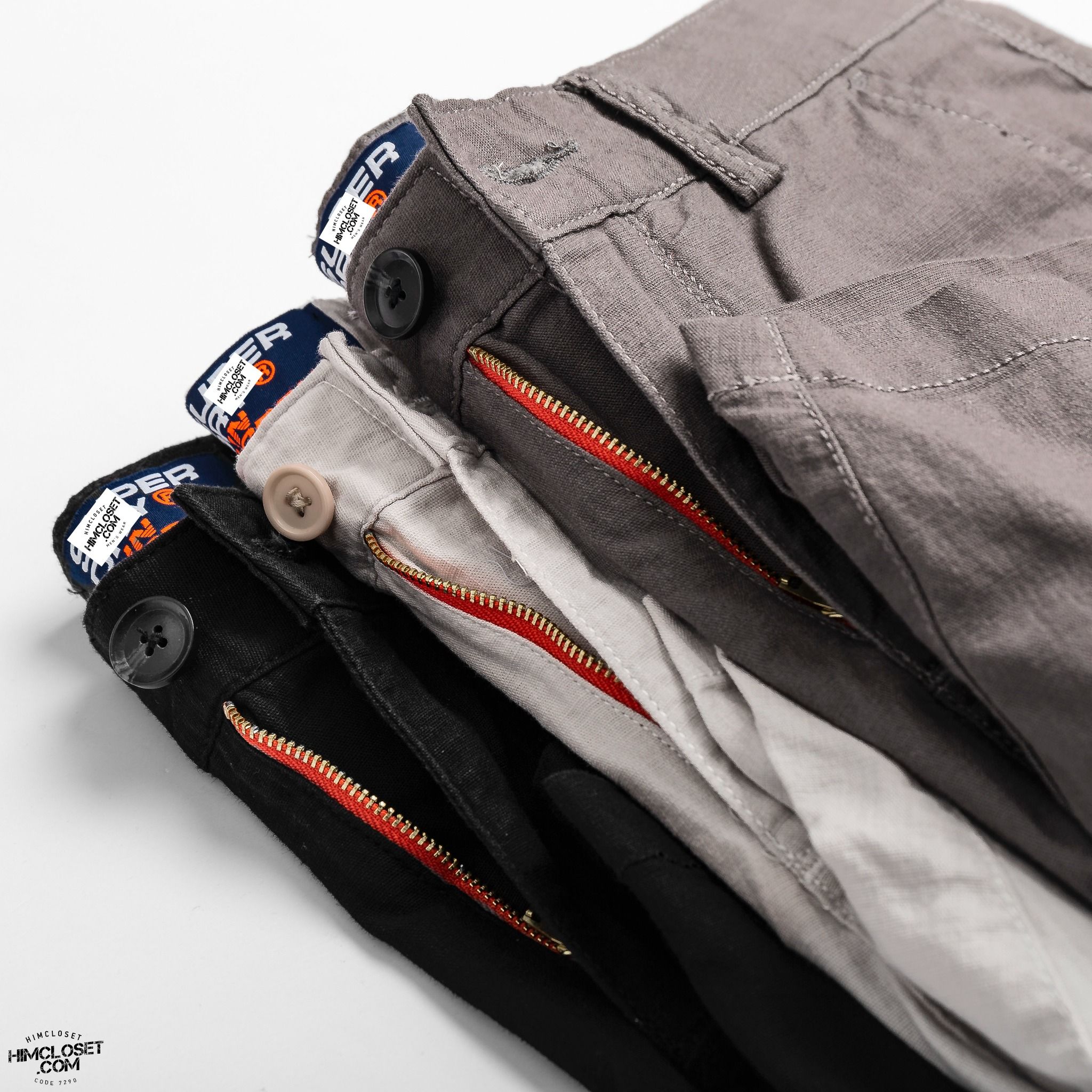 Short SDRY Linen Trơn