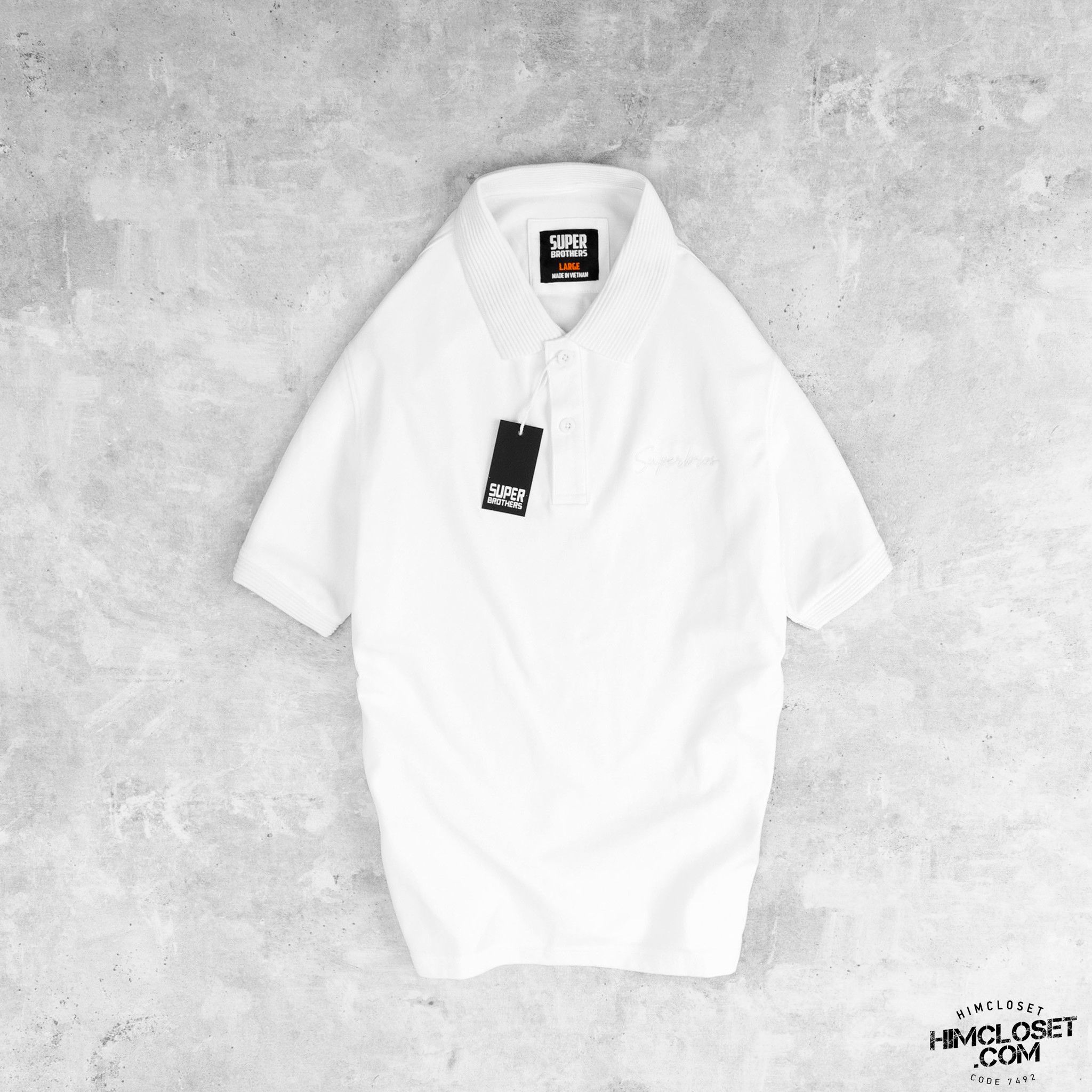Polo S.Brothers Chữ Thêu 8M