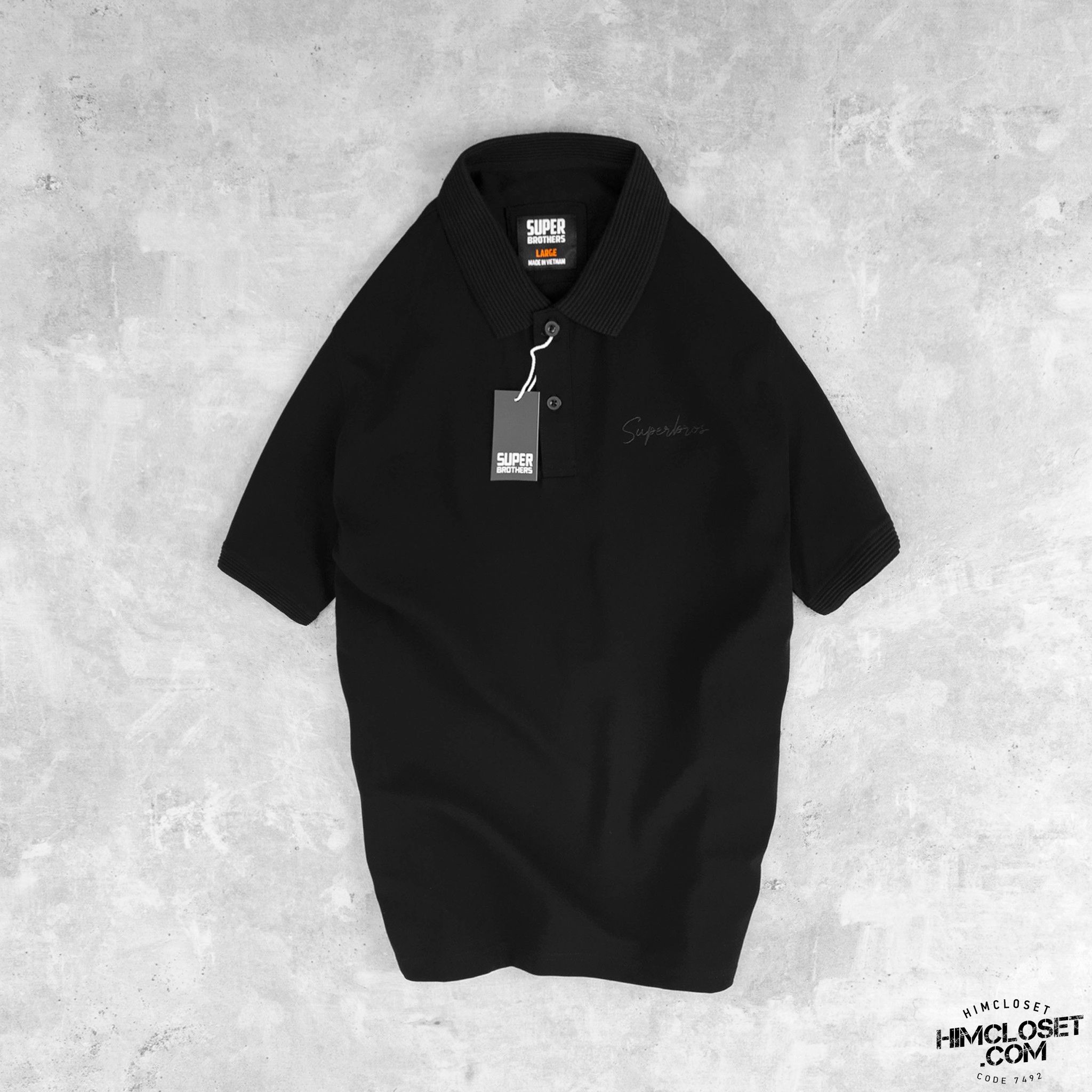 Polo S.Brothers Chữ Thêu 8M