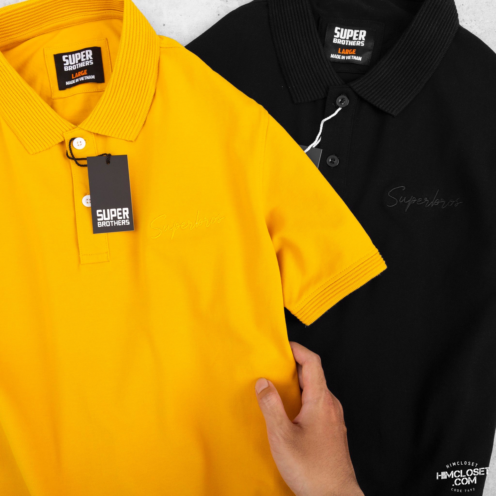 Polo S.Brothers Chữ Thêu 8M