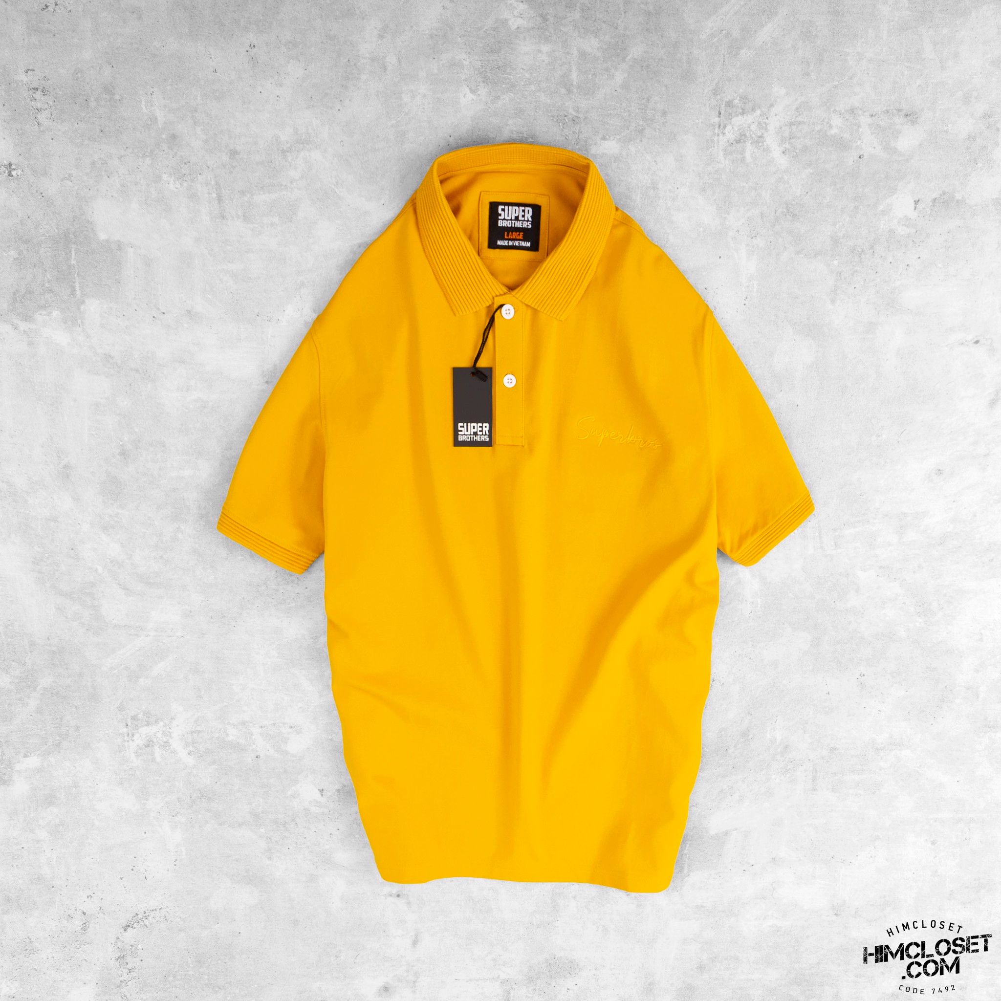 Polo S.Brothers Chữ Thêu 8M