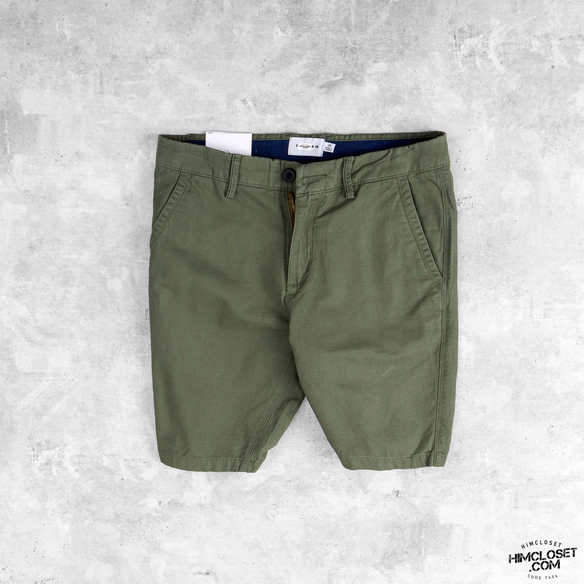 Short Kaki T0PMAN Stretch