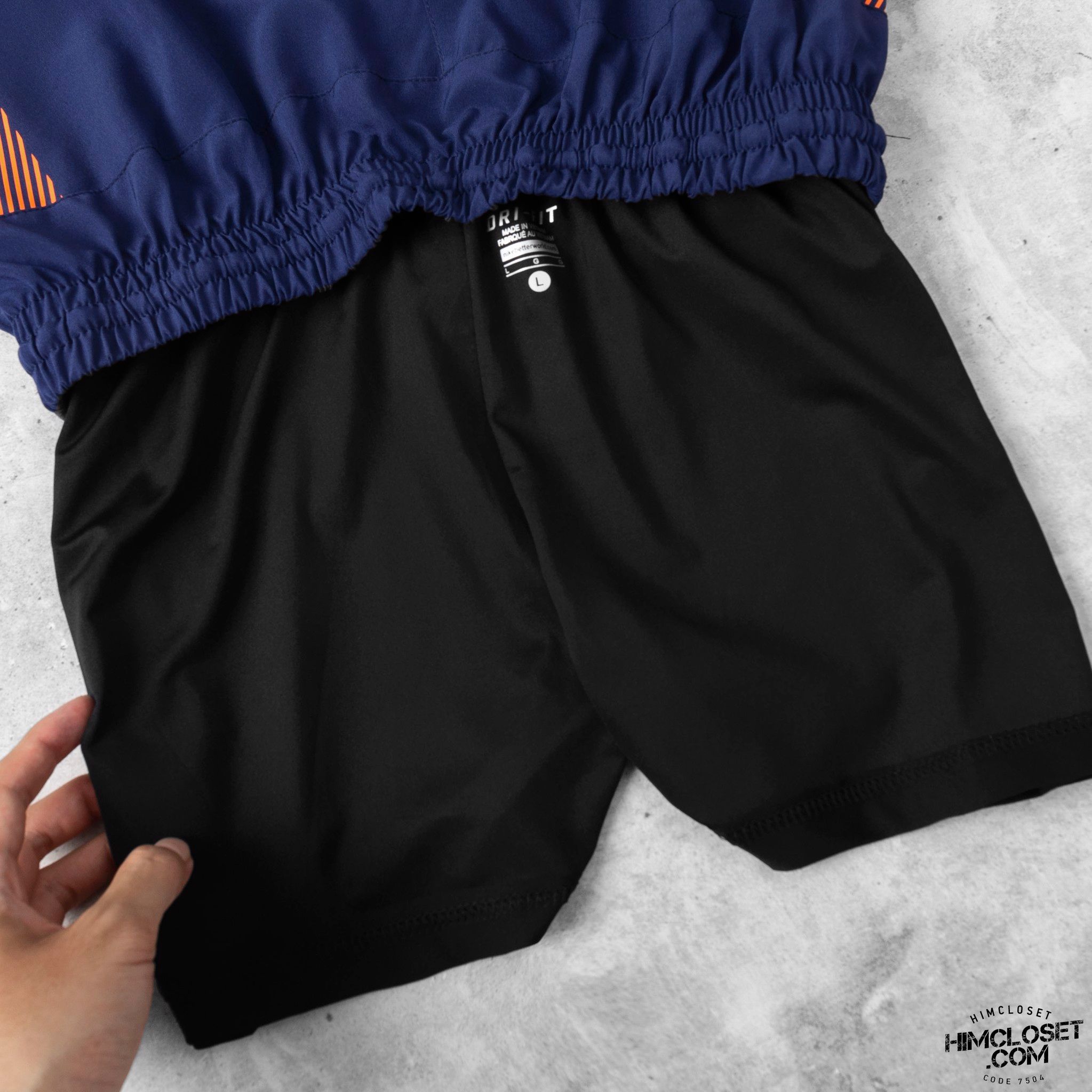 Short Dù N!ke Sọc Hông