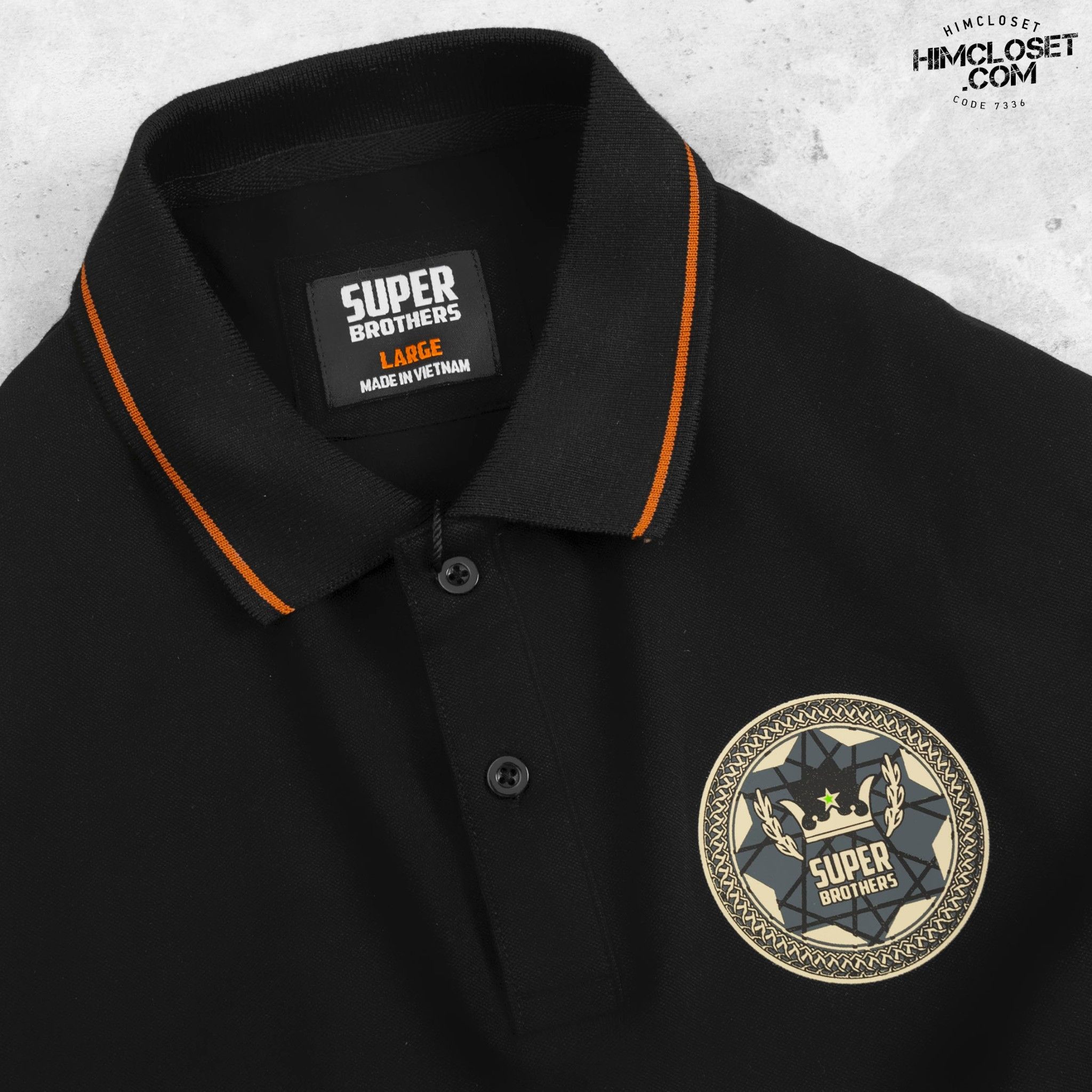 Polo S.Brothers Logo Tròn