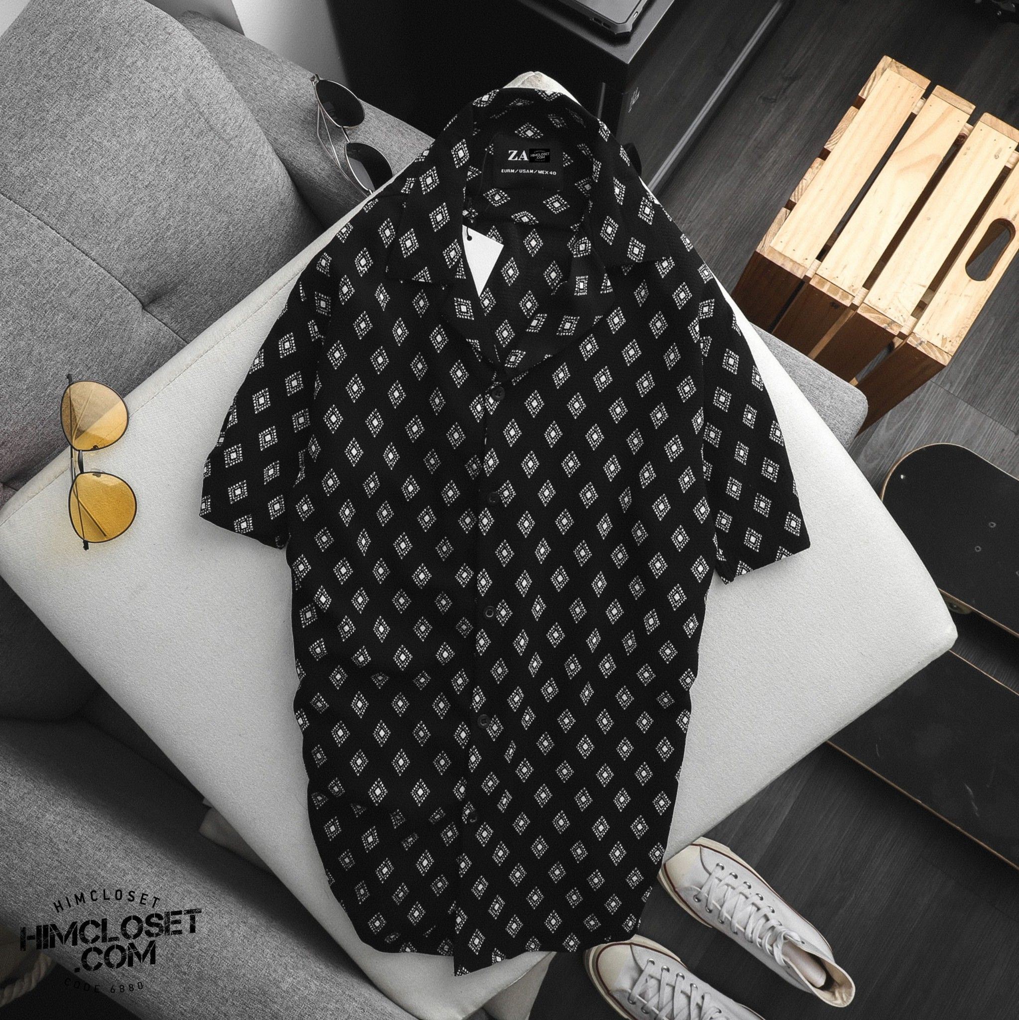 SM ZR TN Linen Họa Tiết