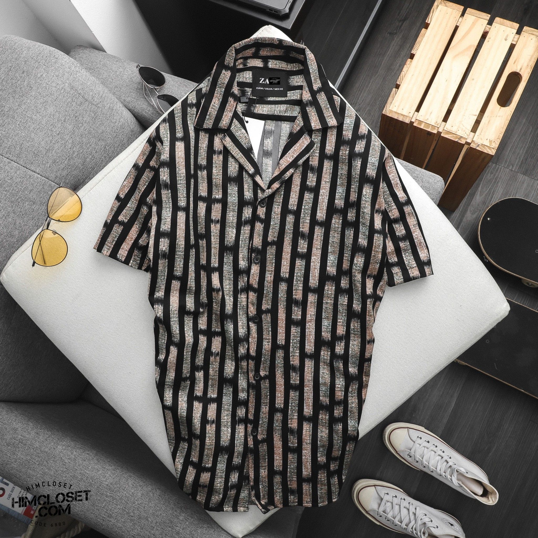 SM ZR TN Linen Họa Tiết
