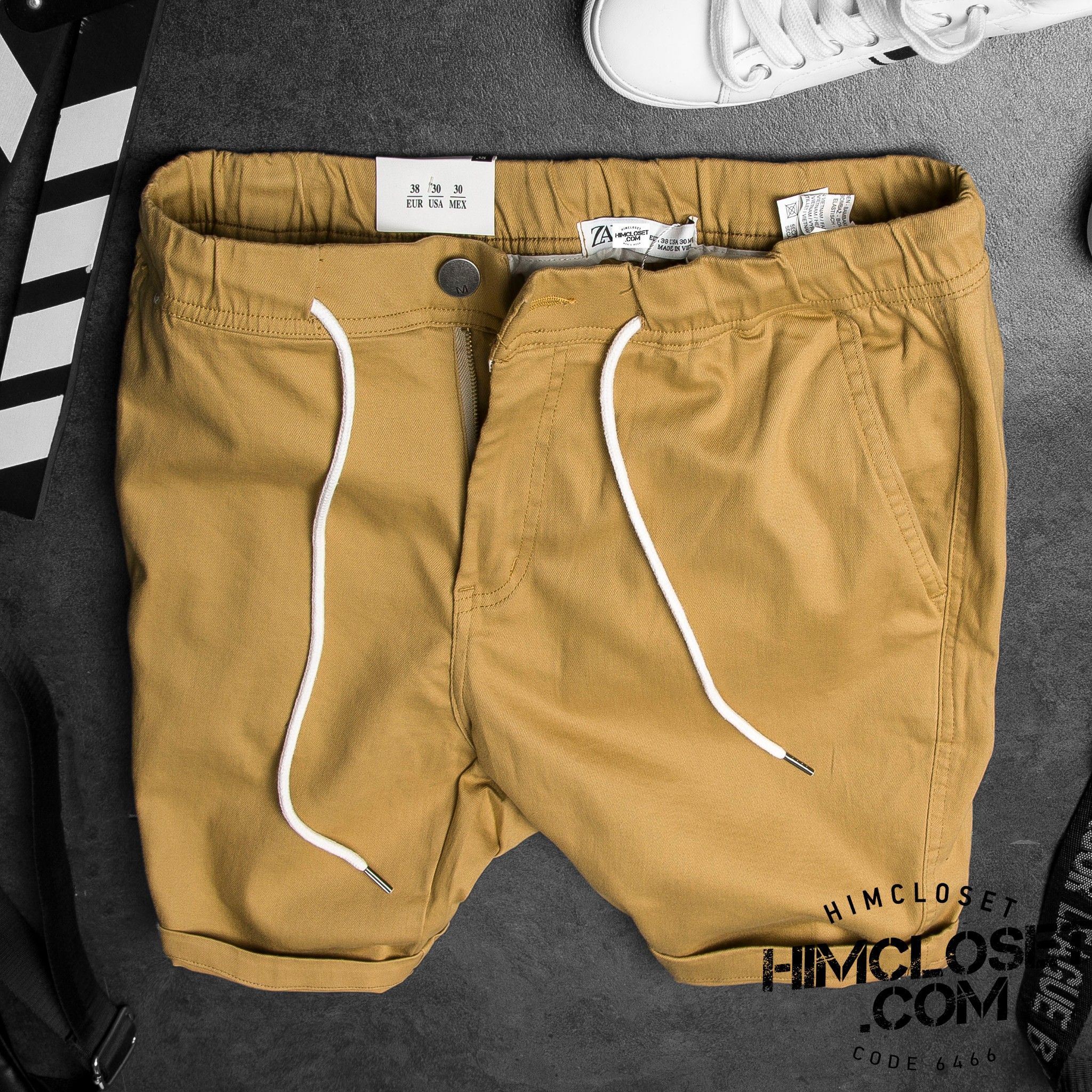 Short Kaki ZR Lưng Thun