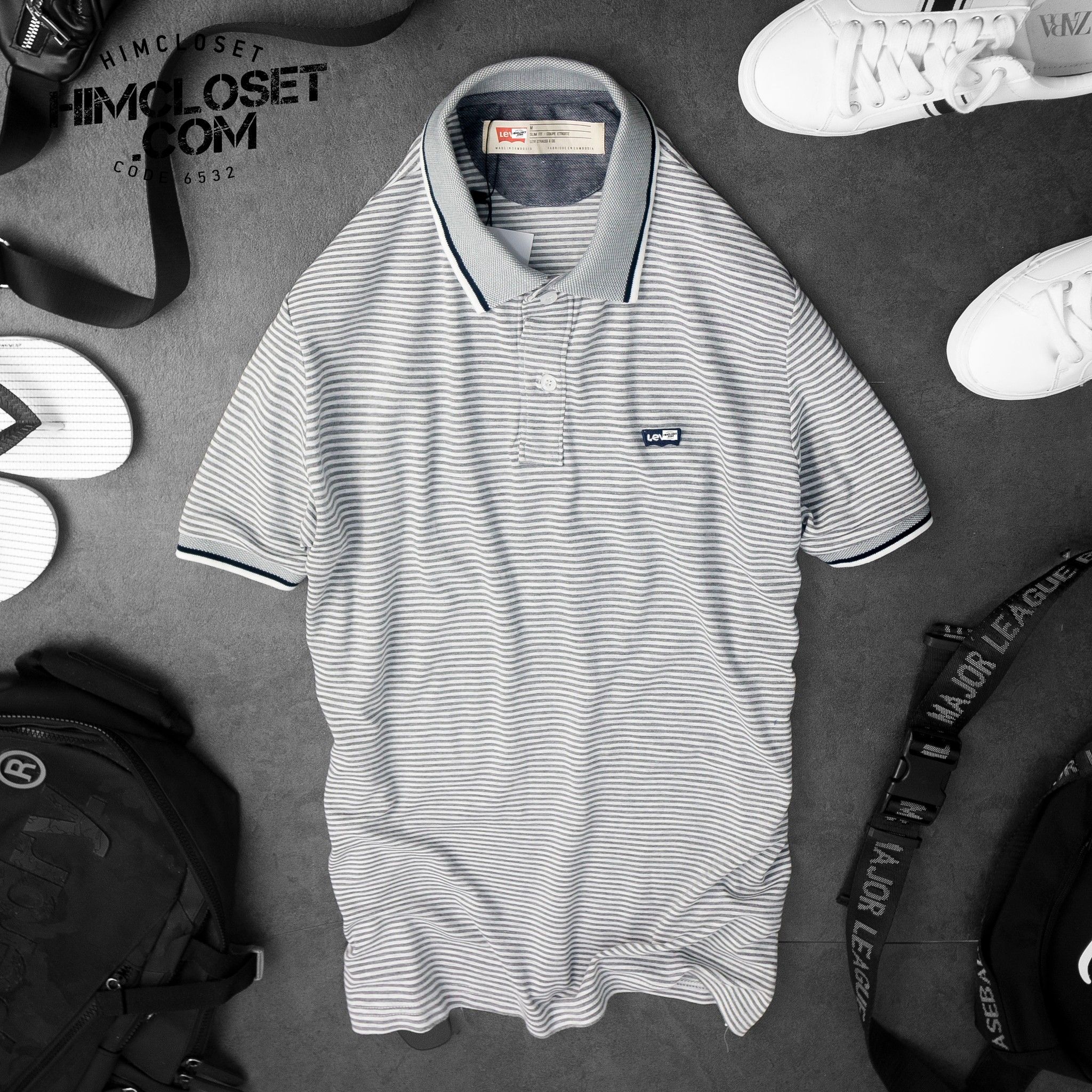 Polo LV's Sọc Ngang