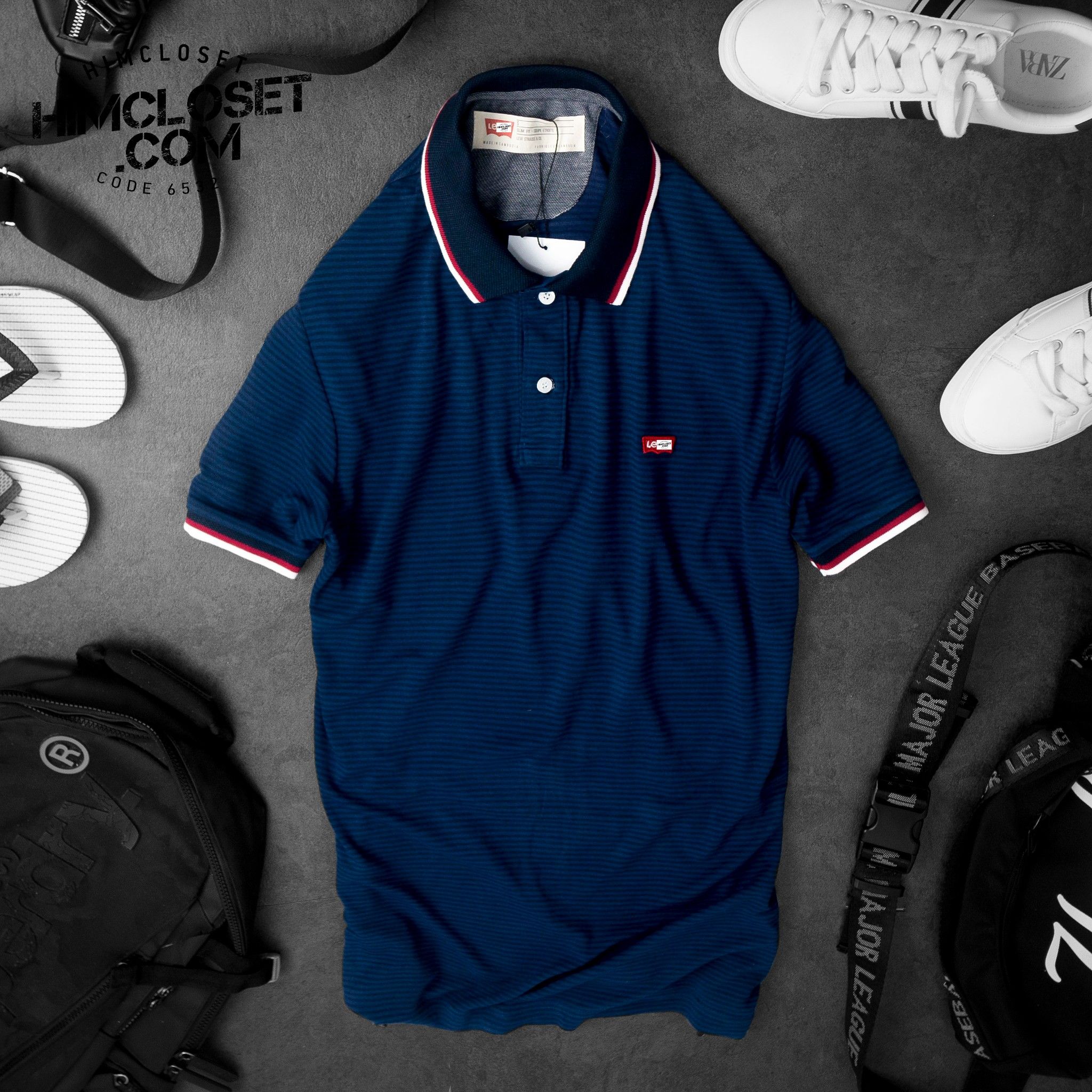 Polo LV's Sọc Ngang